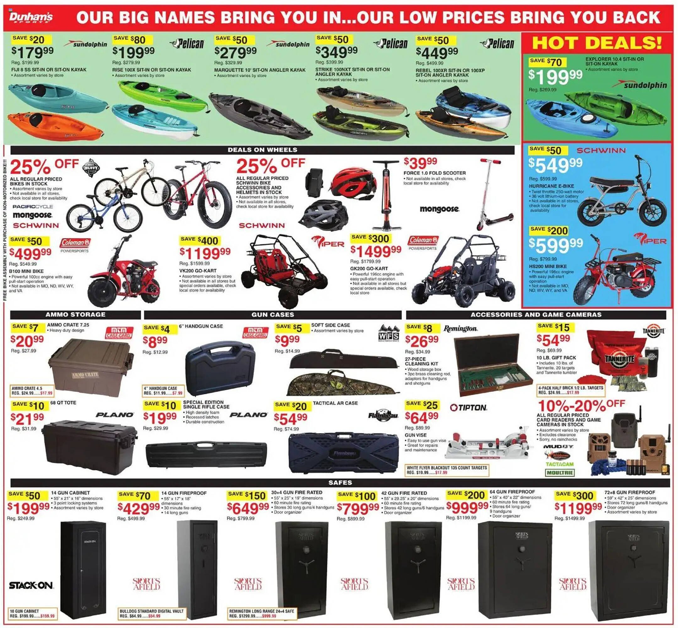 Dunham's Sports weekly ad