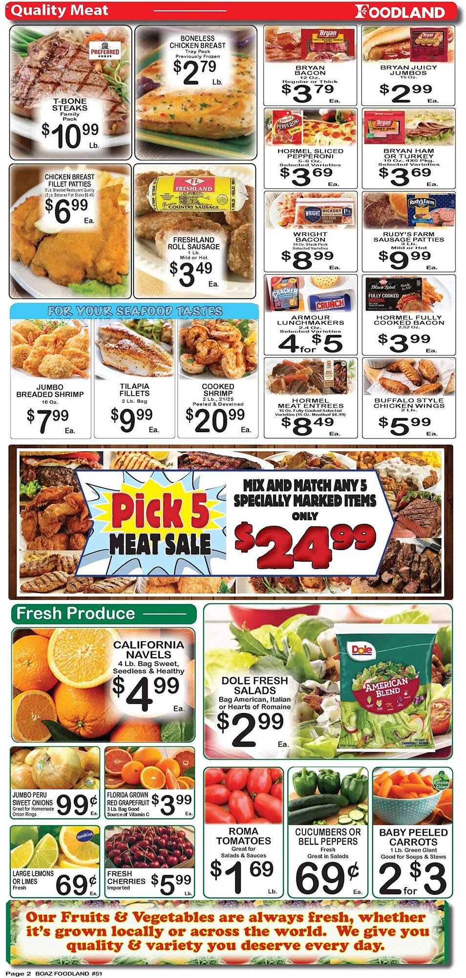 Foodland weekly ad