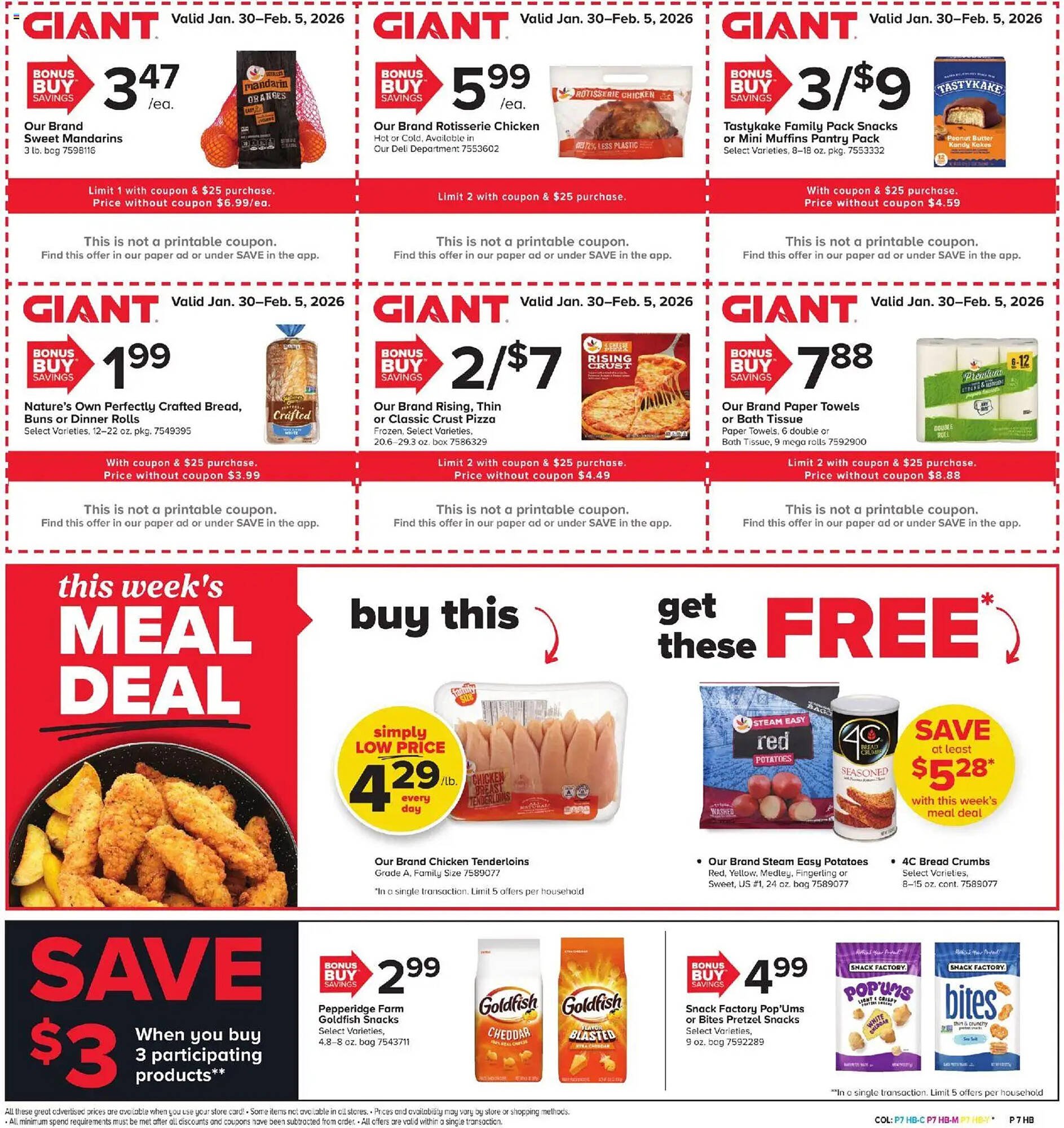 GIANT weekly ad
