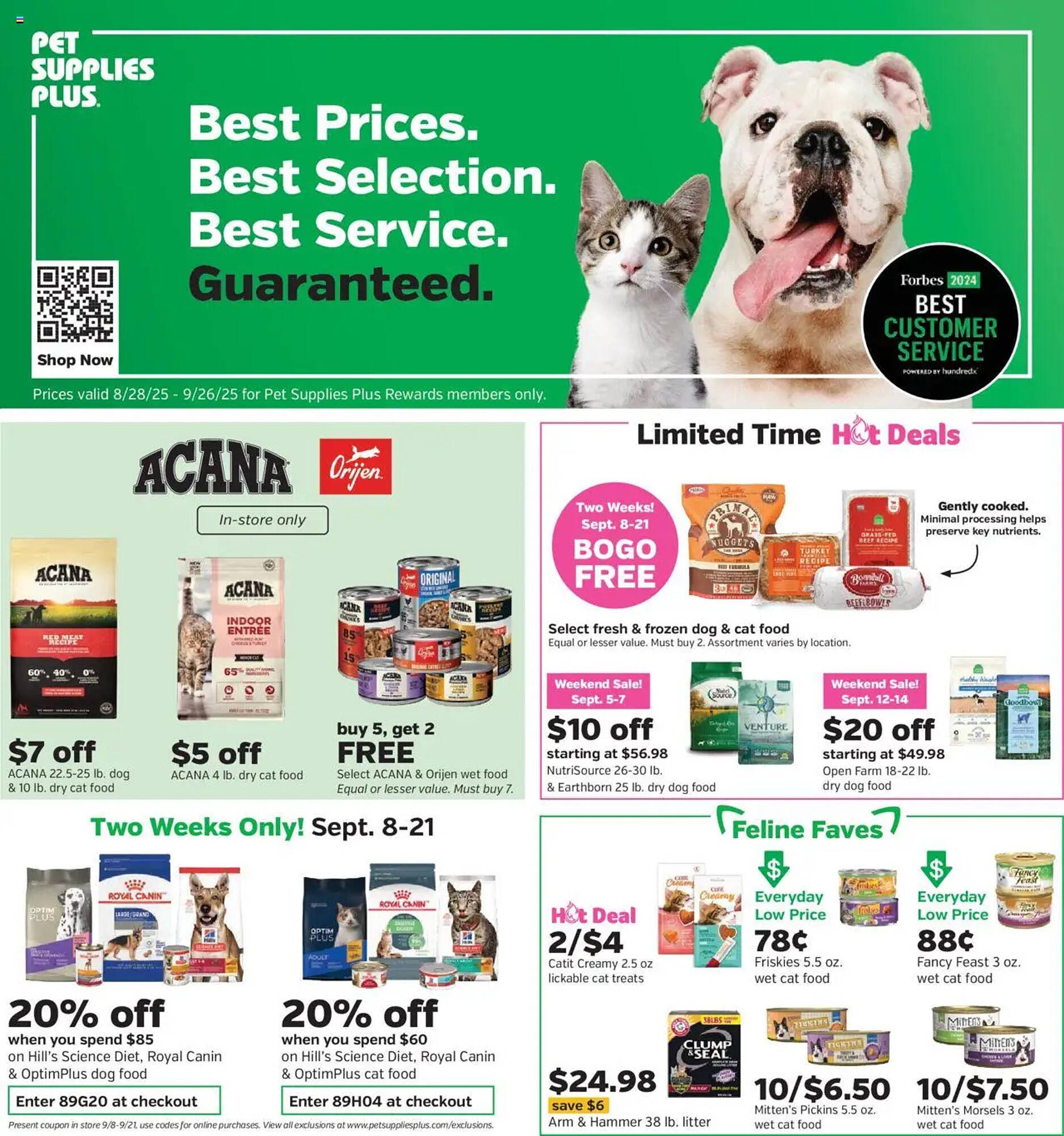 Pet Supplies Plus Weekly Ad (2025-08-28 - 2025-09-26) | 1