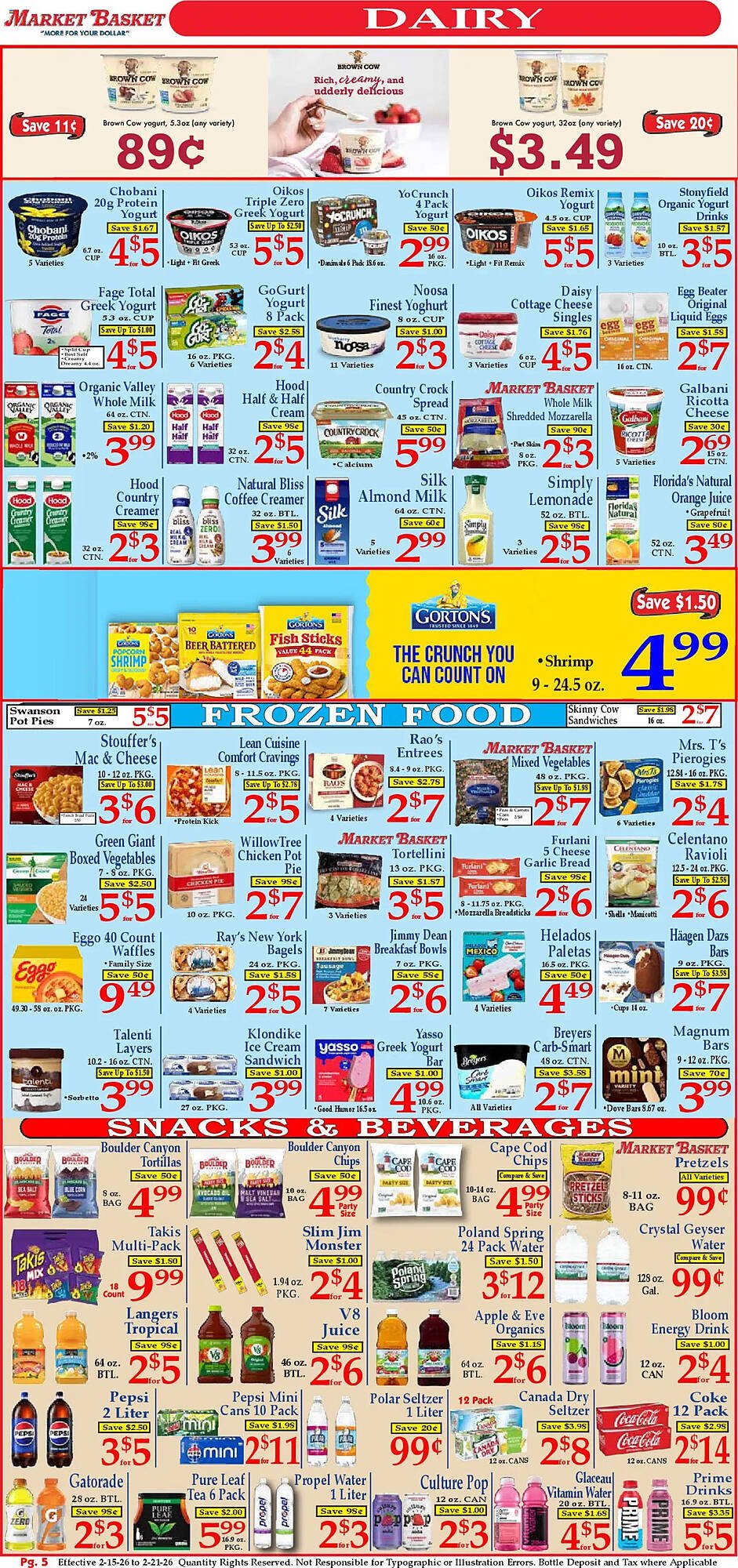 Market Basket weekly ad