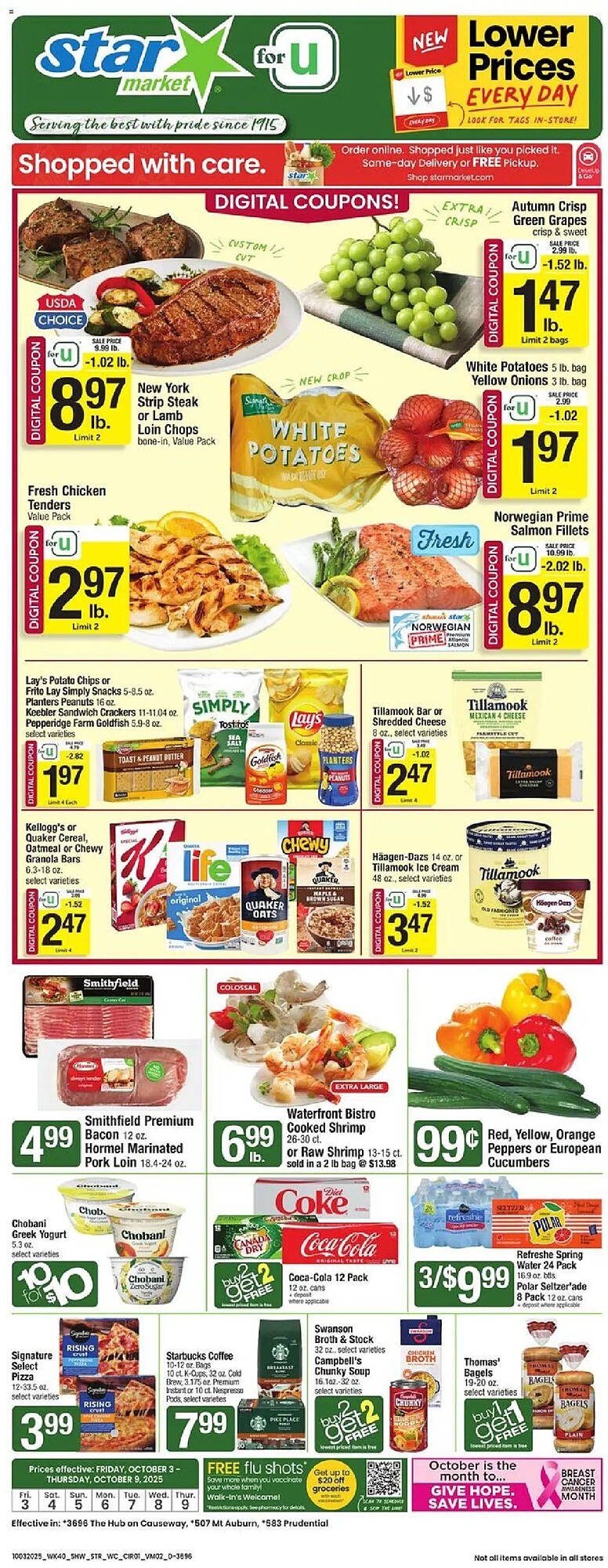 Star Market weekly ad (2025-10-03 - 2025-10-10) | 1