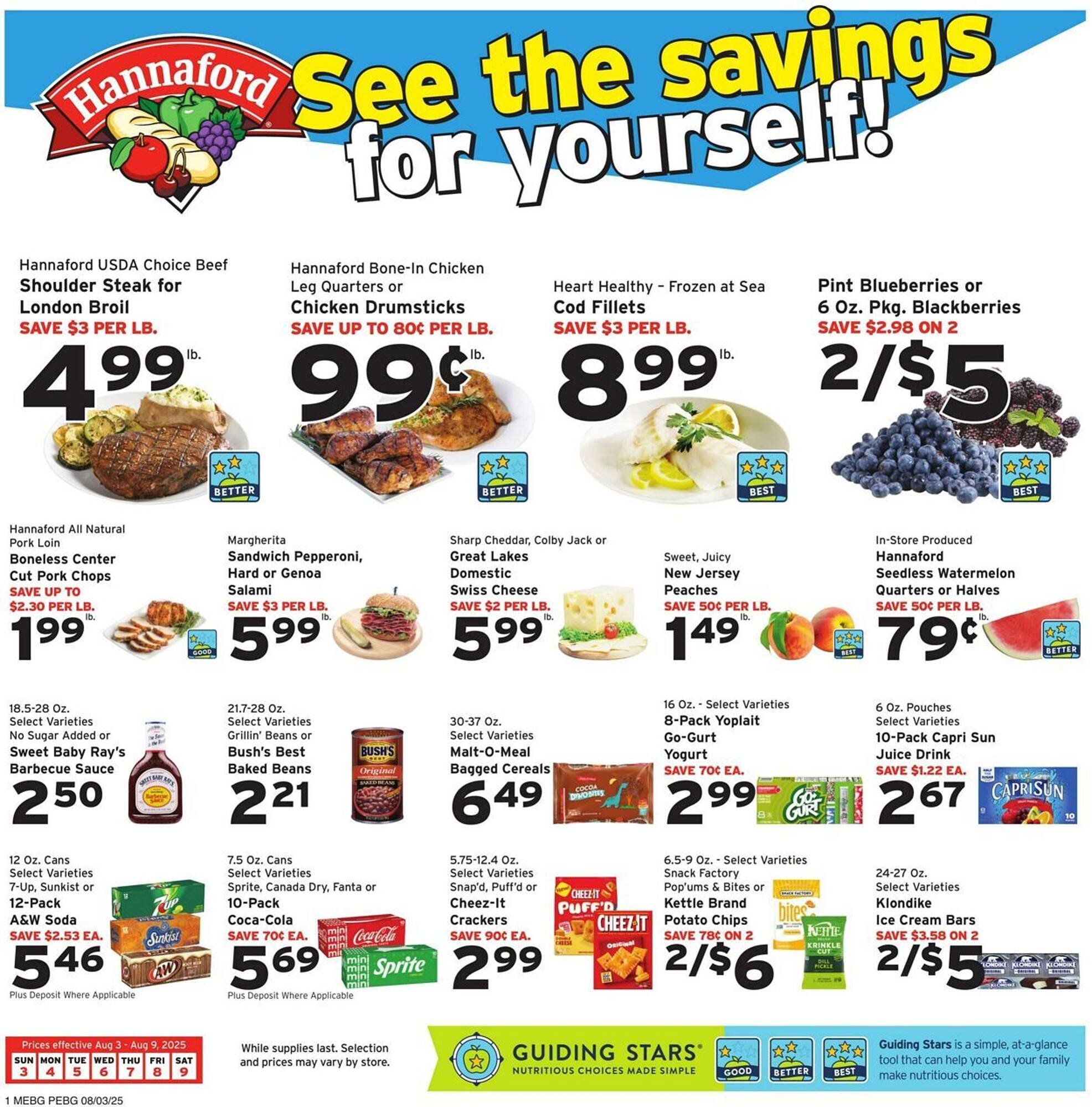 Hannaford Weekly Ad (2025-08-03 - 2025-08-09) | 1