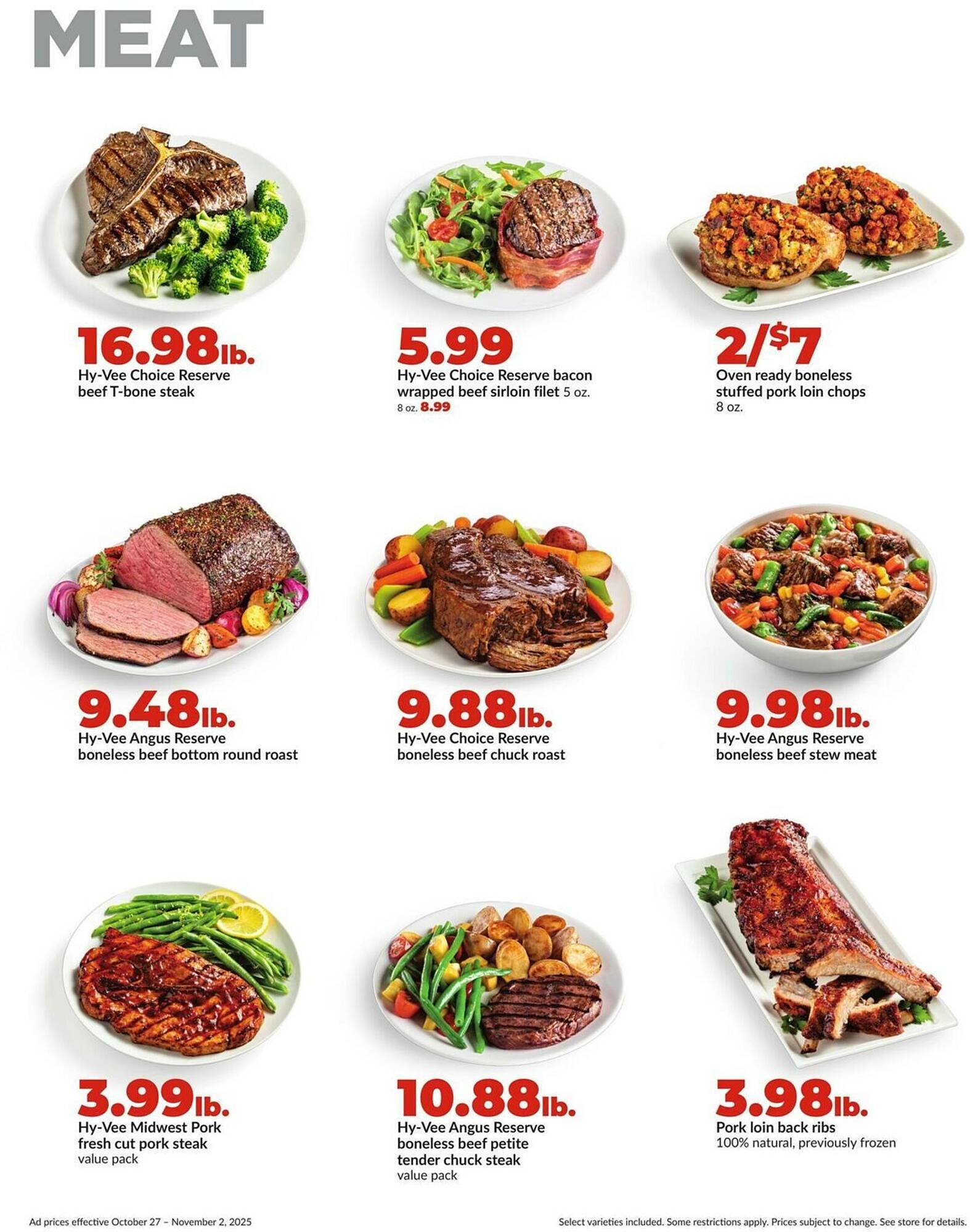 Hy-Vee weekly ad (2025-10-27 - 2025-11-02) | 10