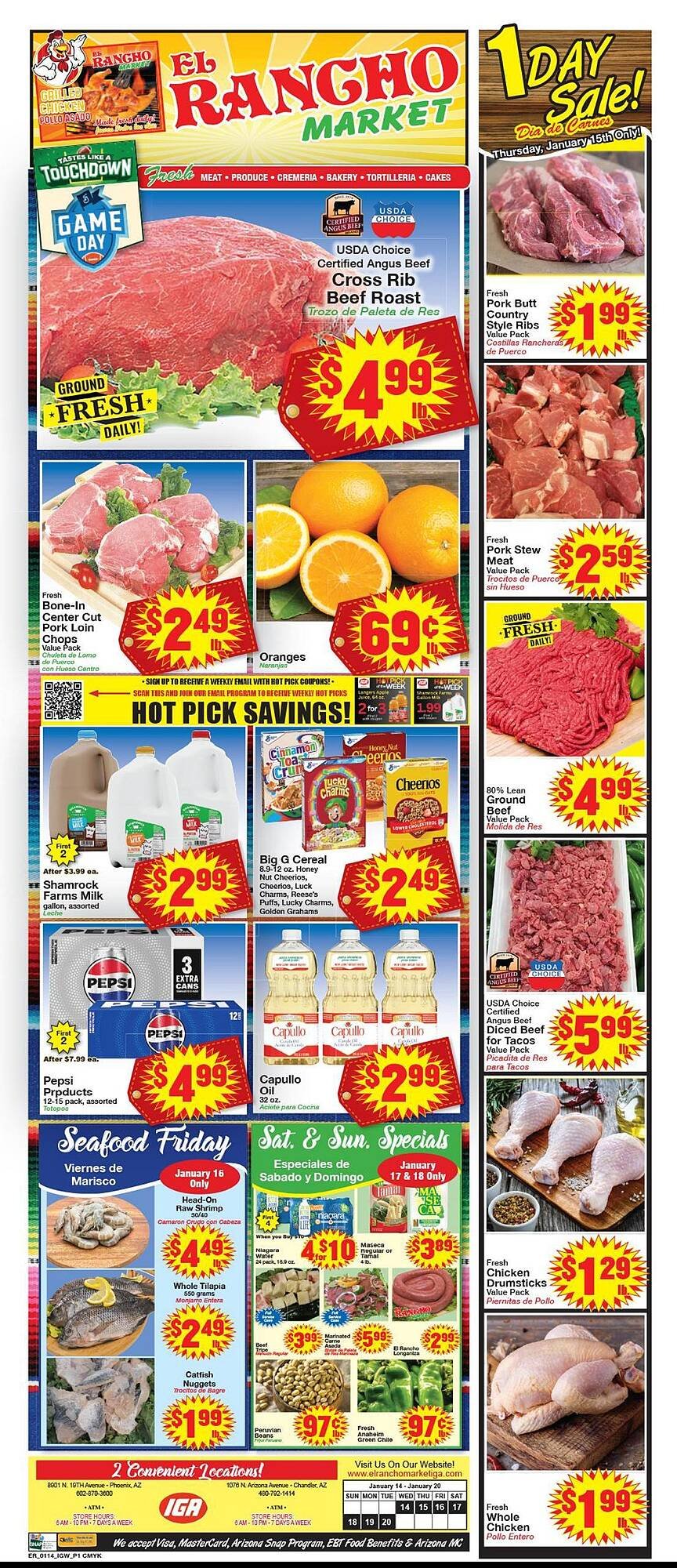 Supermercado El Rancho weekly ad