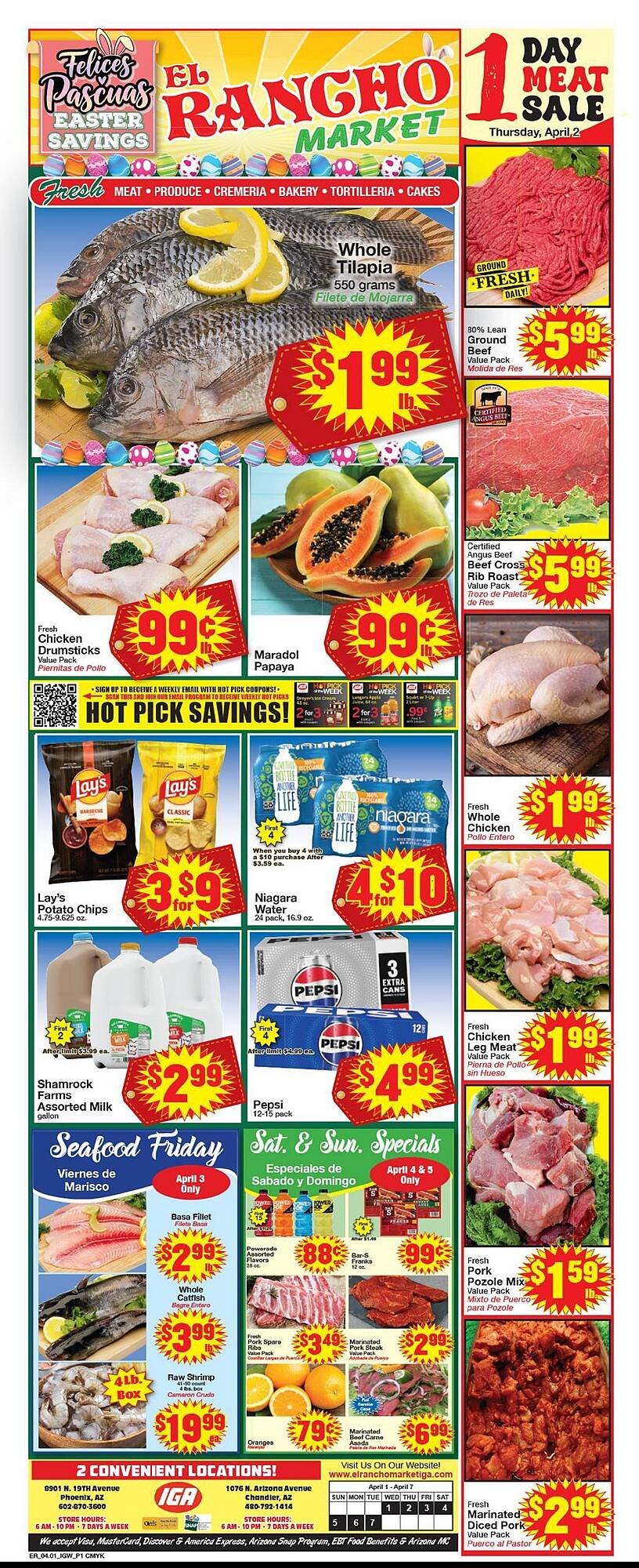 Supermercado El Rancho weekly ad
