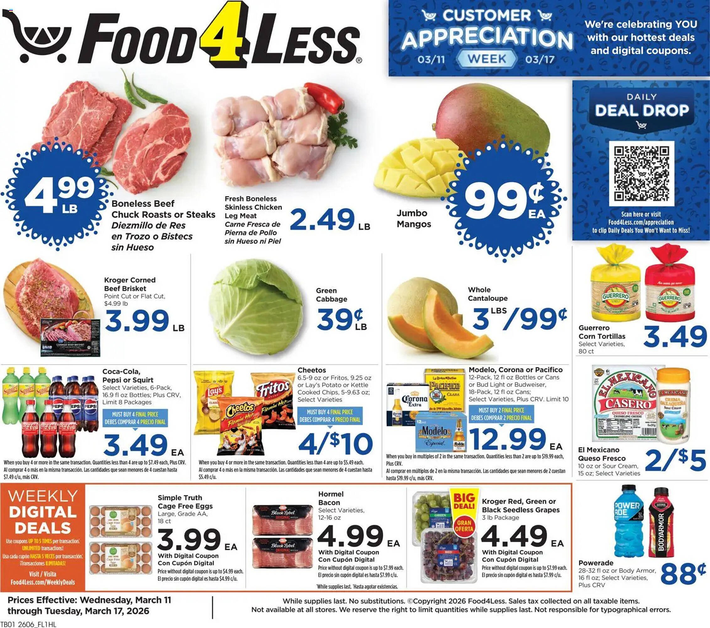 Food 4 Less weekly ad