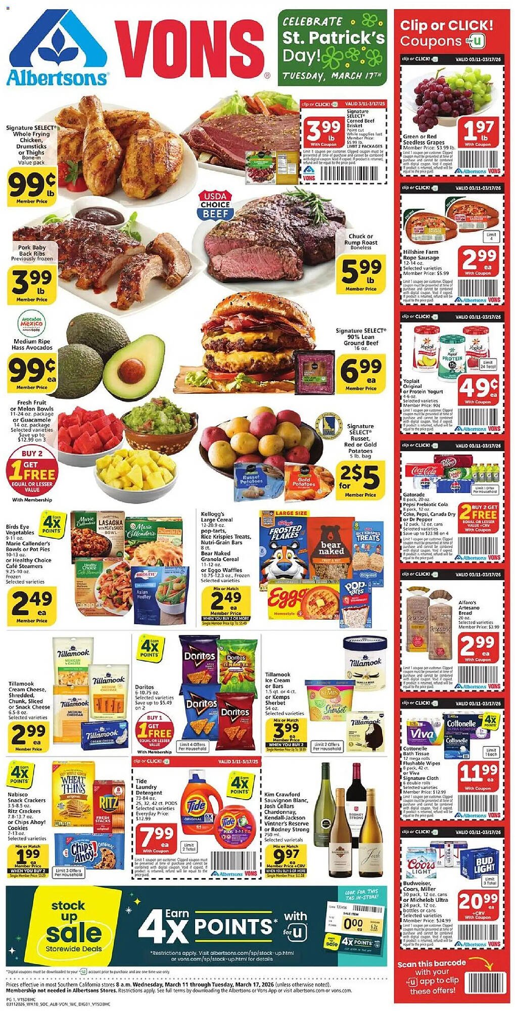 Vons weekly ad