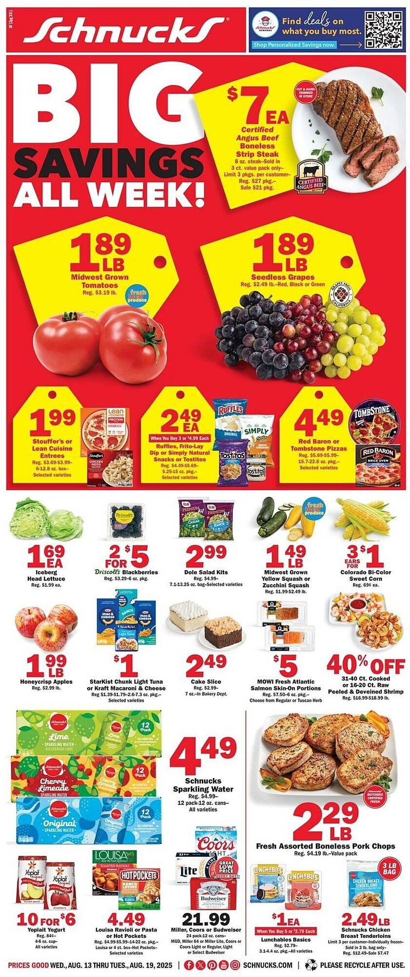 Schnucks Weekly Ad (2025-08-13 - 2025-08-19) | 1