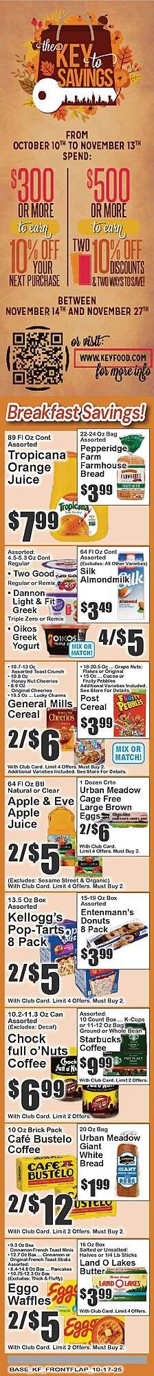 Key Food circular (2025-10-17 - 2025-10-23) | 2