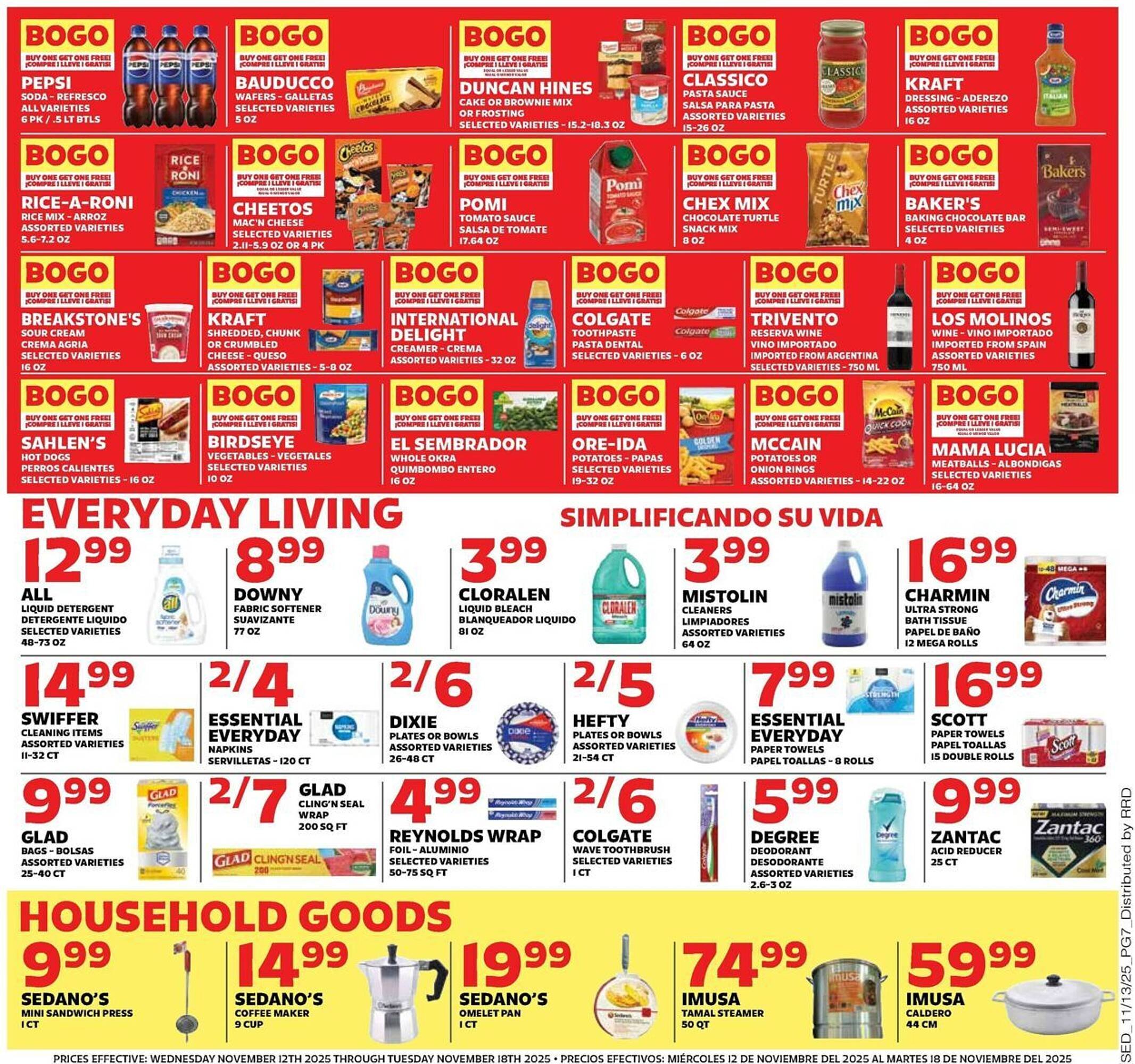 Sedano&#039;s weekly ad