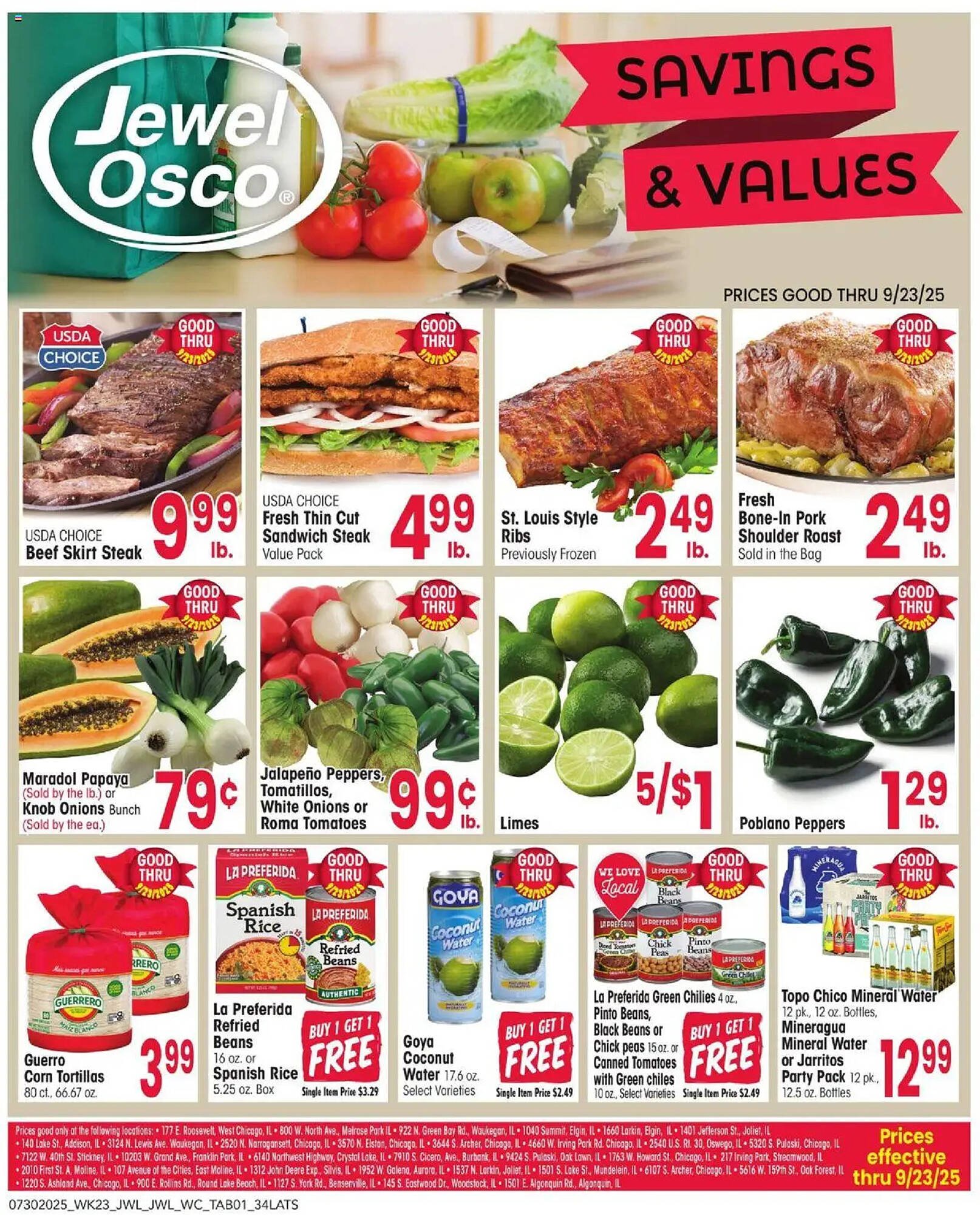 Jewel-Osco Weekly Ad (2025-07-30 - 2025-09-23) | 1
