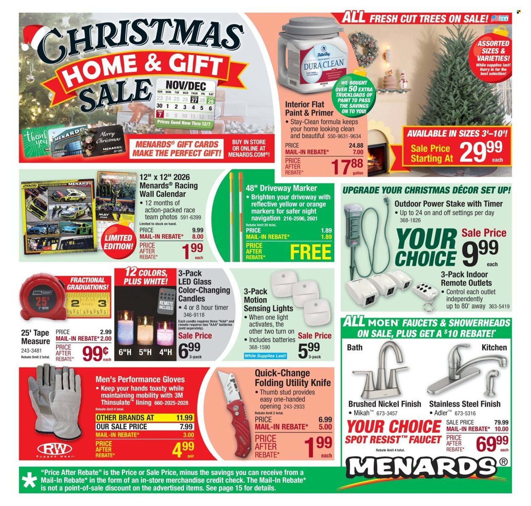 Menards weekly ad