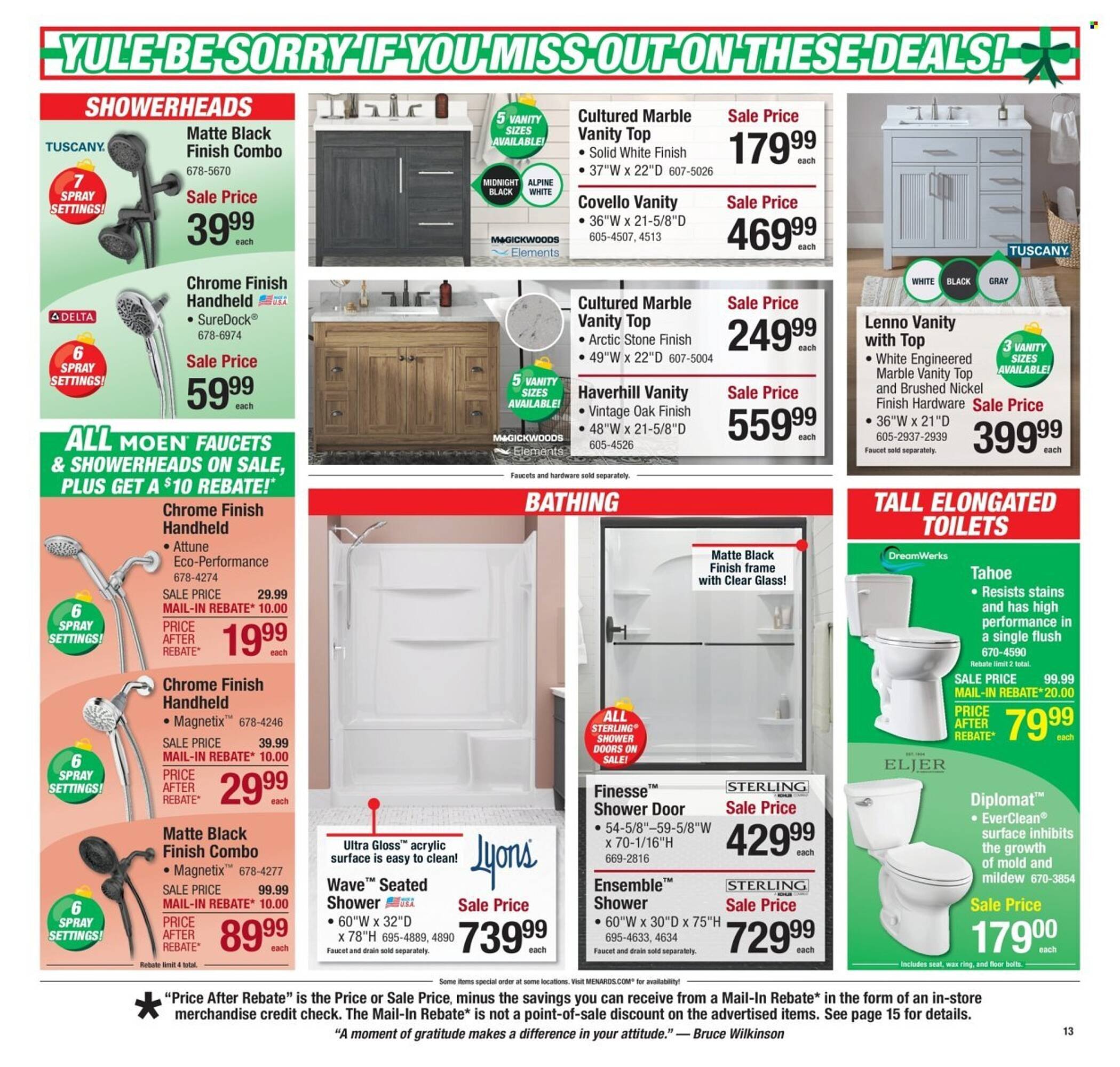 Menards weekly ad