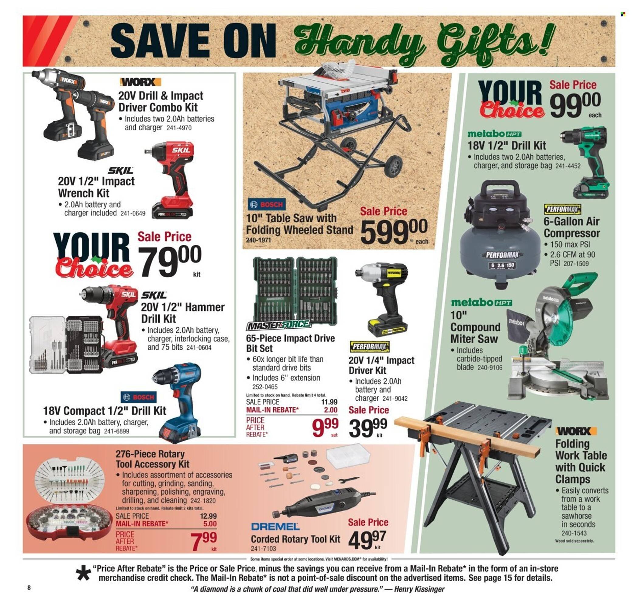 Menards weekly ad