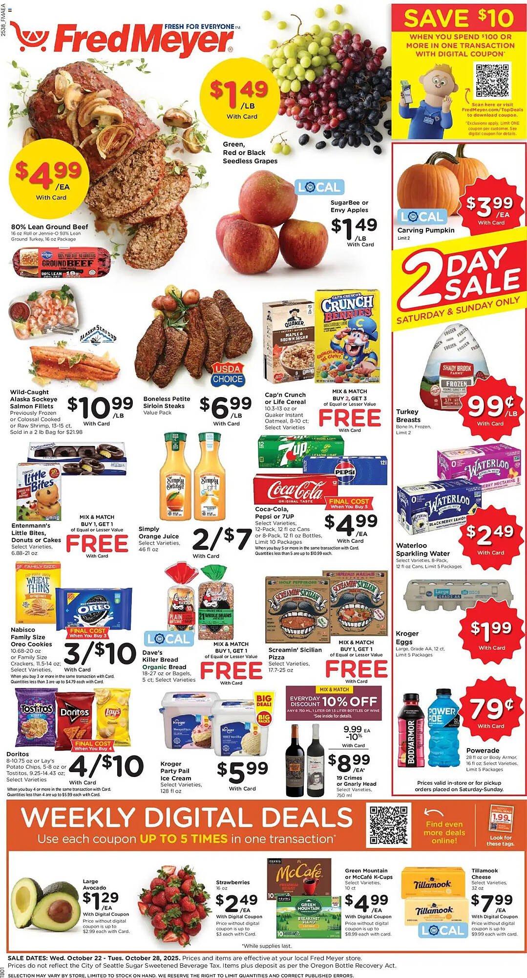 Fred Meyer weekly ad (2025-10-22 - 2025-10-28) | 1