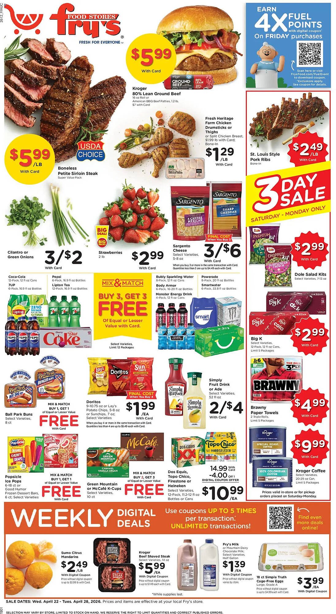 Fry's weekly ad