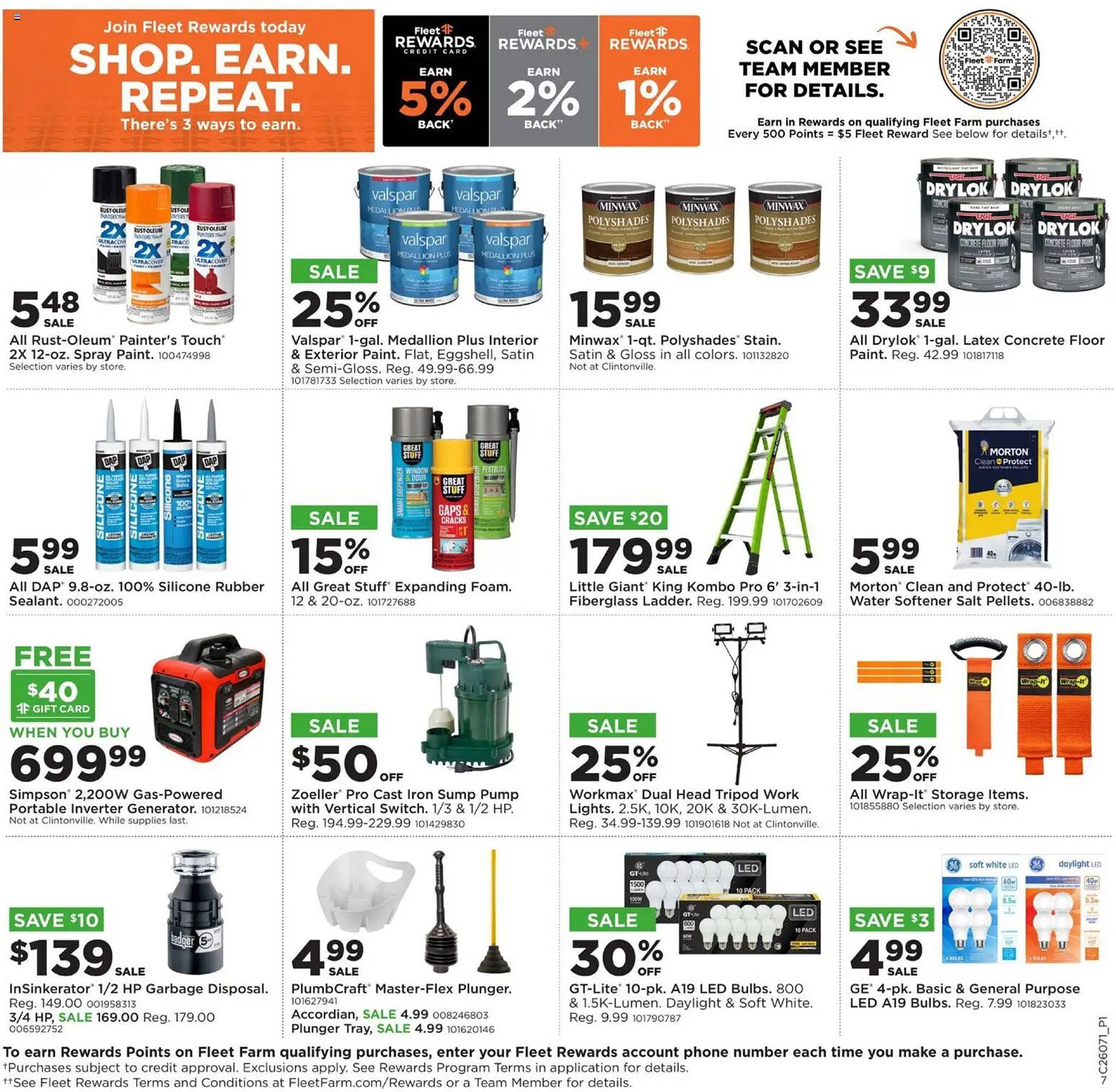 Mills Fleet Farm weekly ad