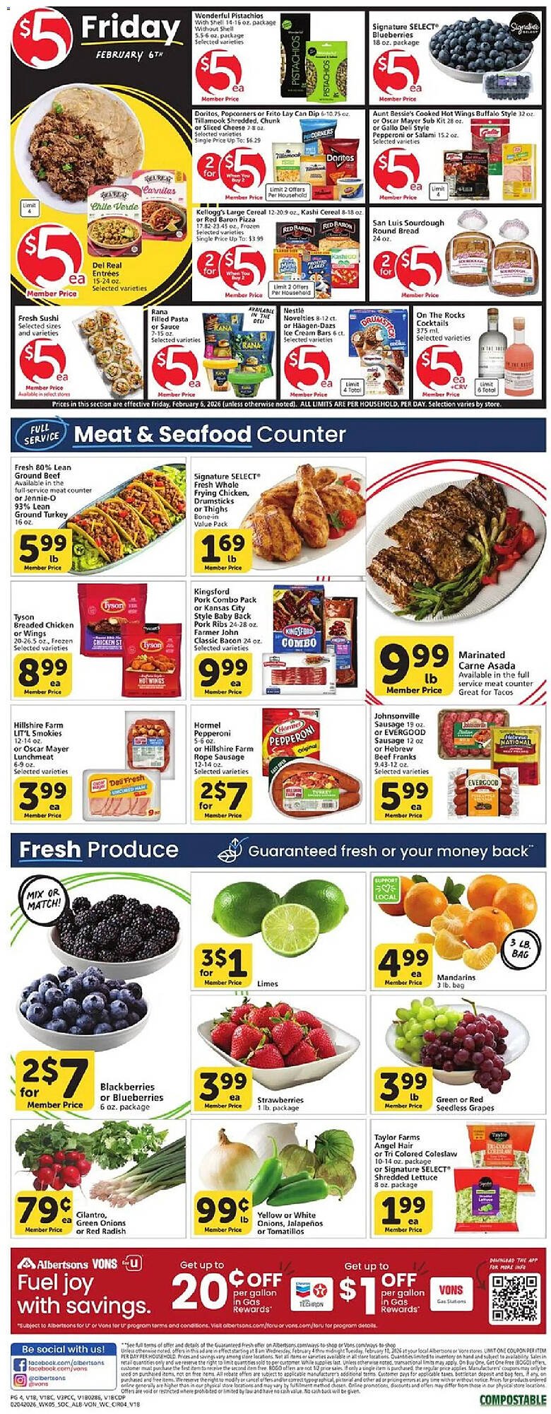 Vons weekly ad