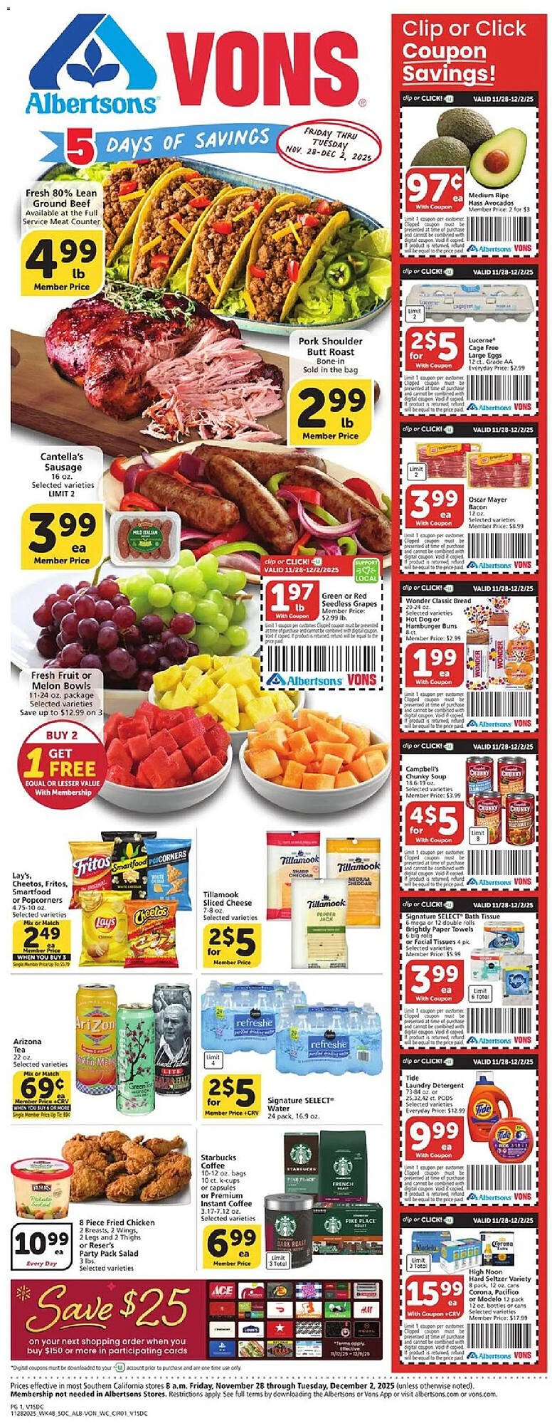 Vons weekly ad