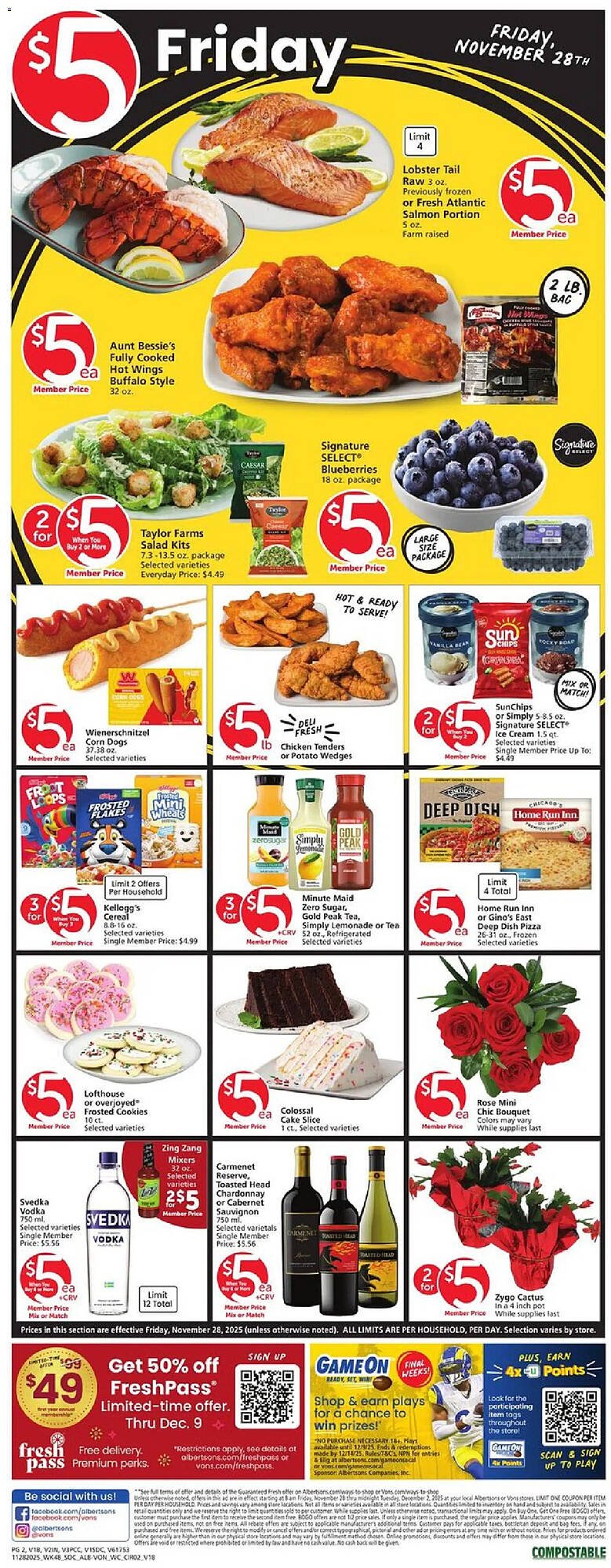 Vons weekly ad