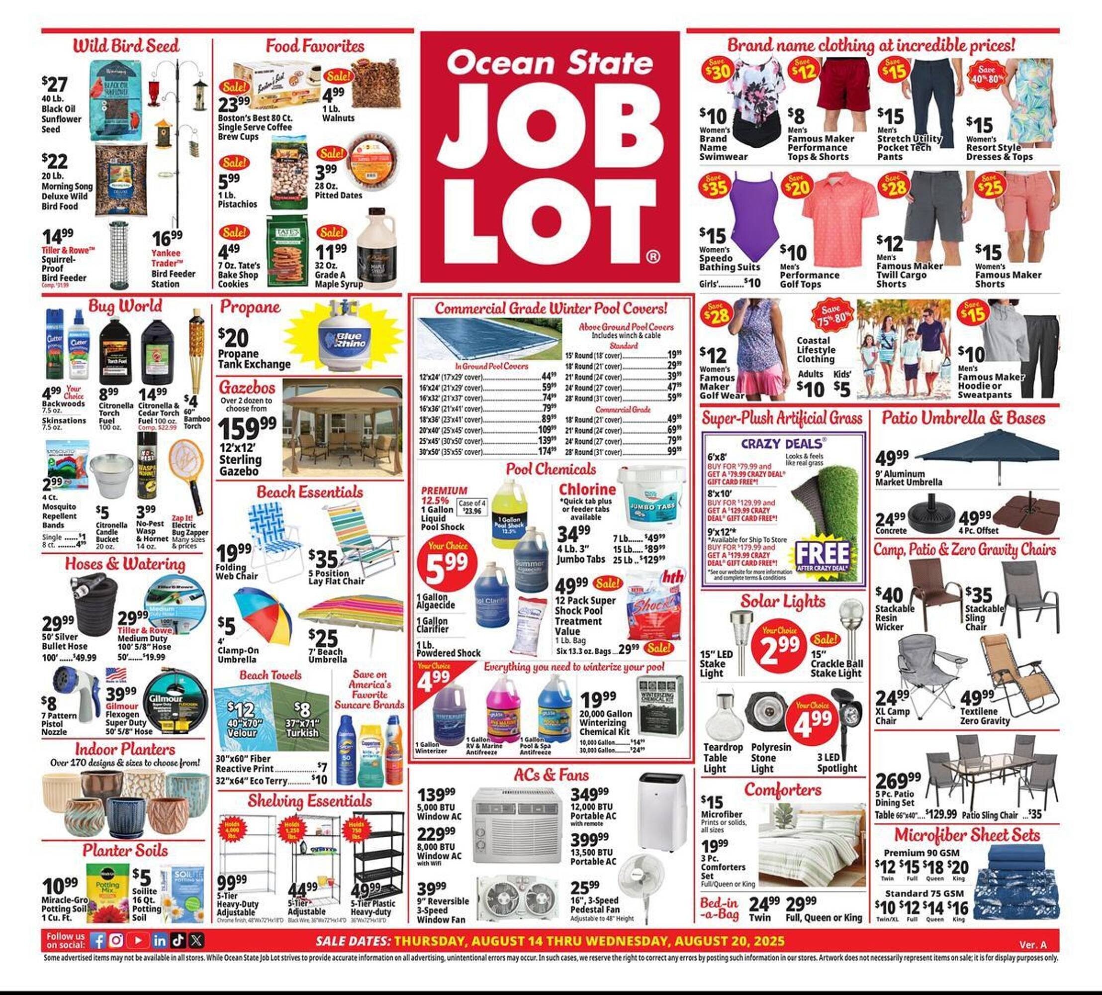 Ocean State Job Lot Weekly Ad (2025-08-14 - 2025-08-20) | 1