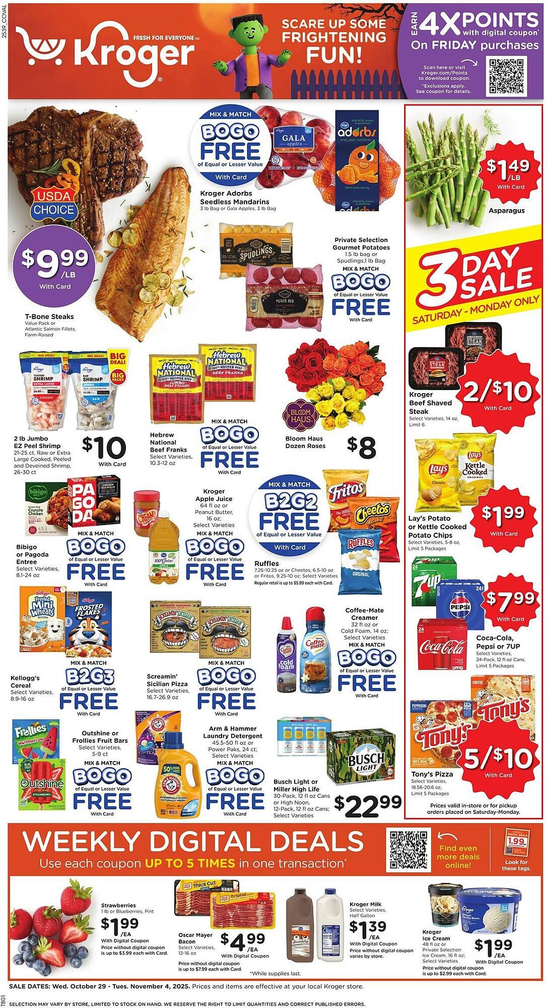 Kroger weekly ad (2025-10-29 - 2025-11-04) | 1