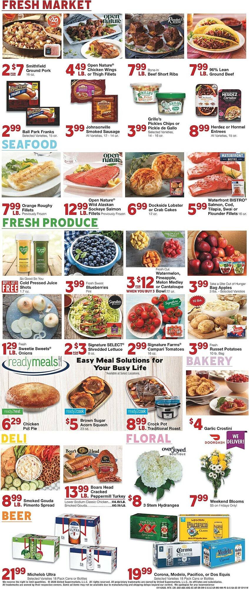 United Supermarkets weekly ad