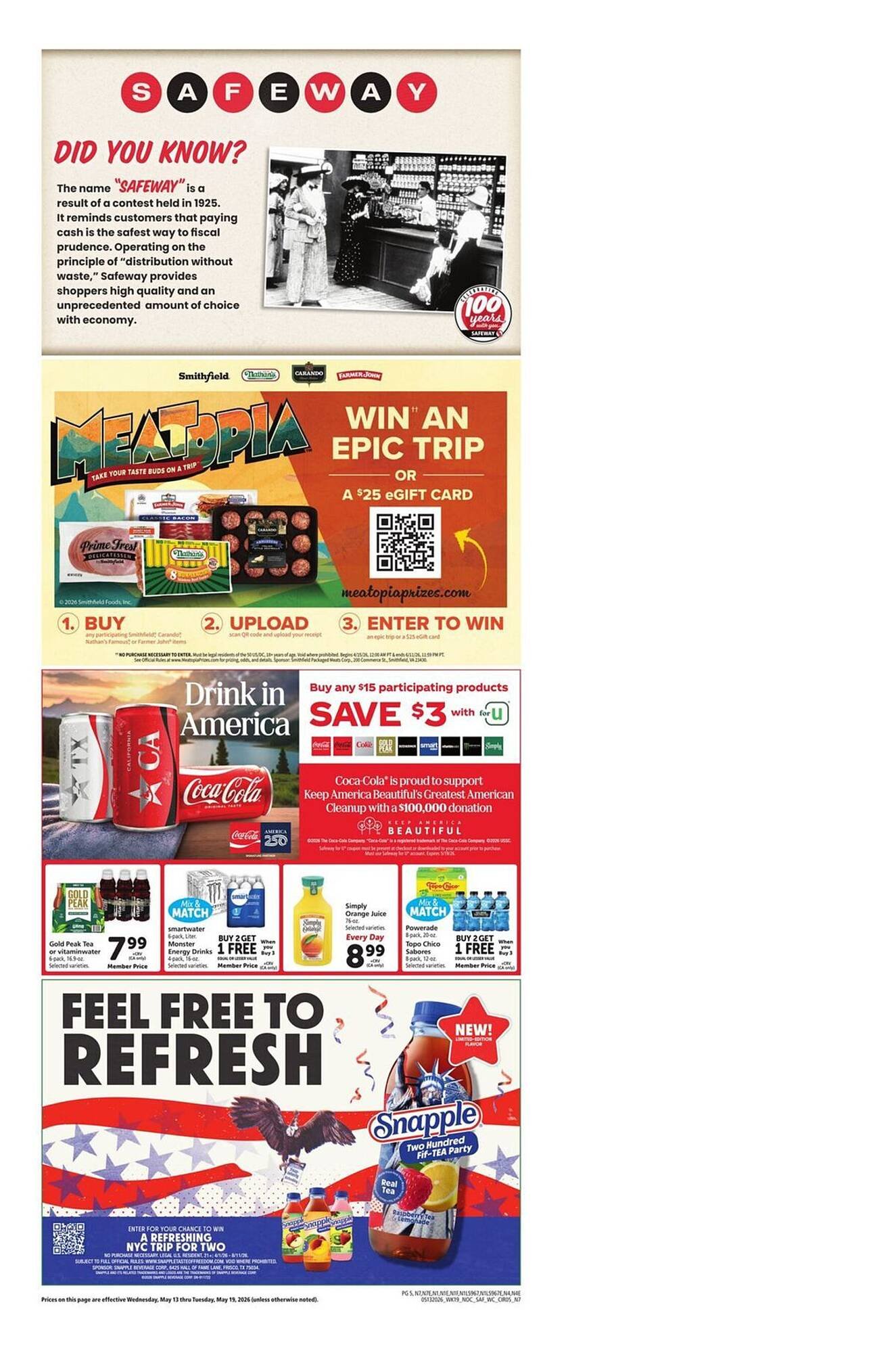 Safeway weekly ad