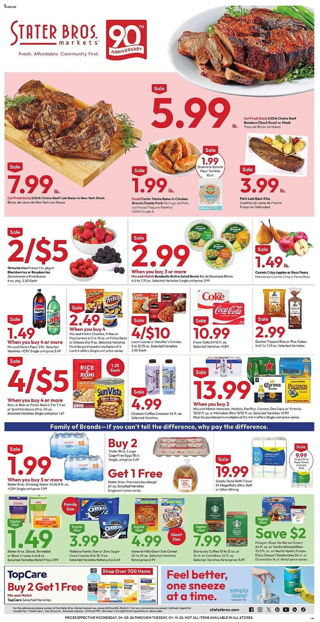 Stater Bros weekly ad