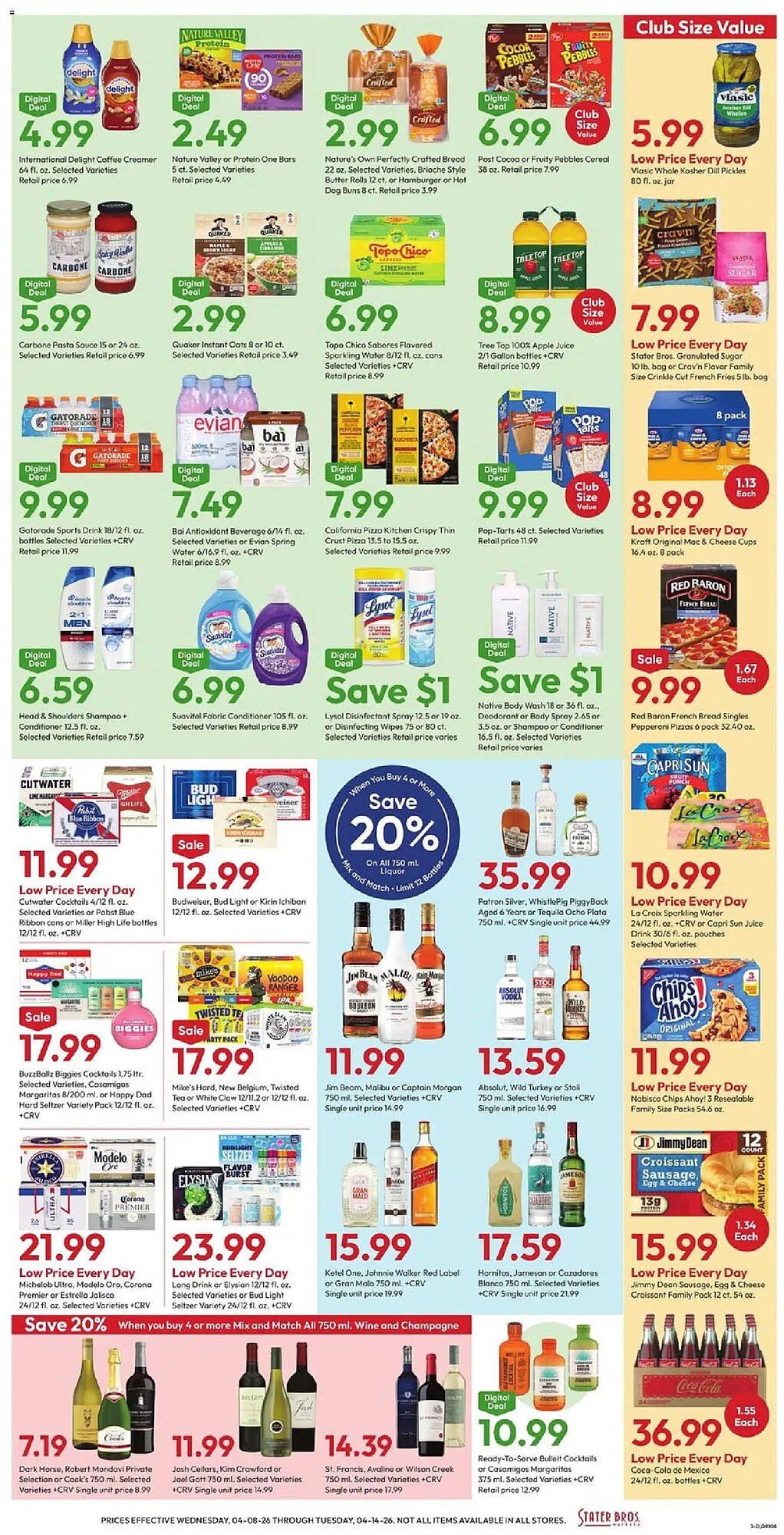 Stater Bros weekly ad