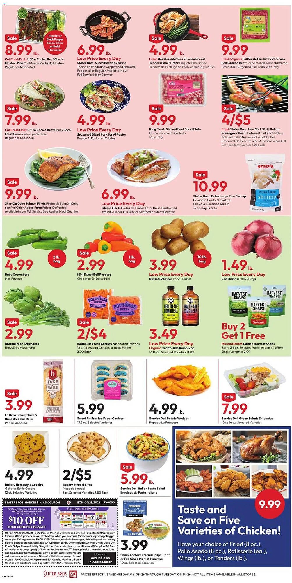 Stater Bros weekly ad