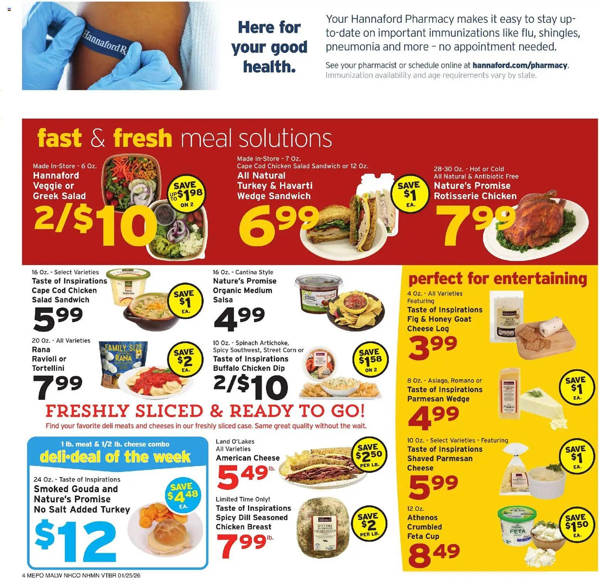 Hannaford flyer