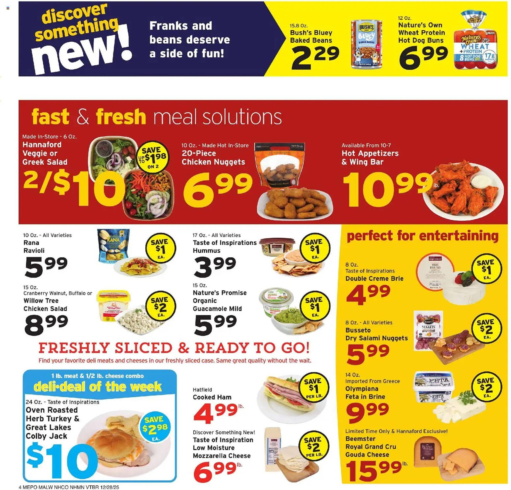 Hannaford flyer