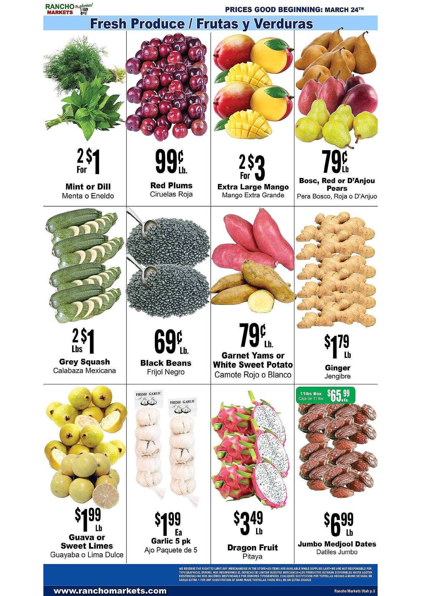 Rancho Markets weekly ad