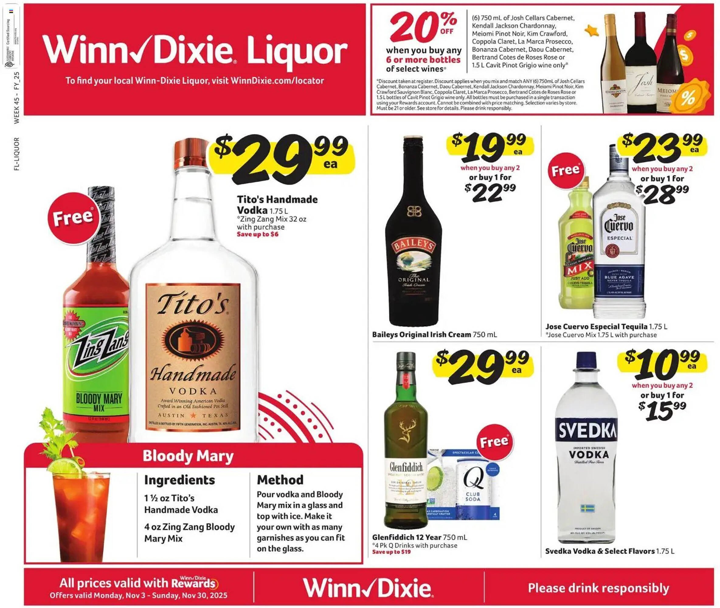 Winn Dixie weekly ad (2025-11-03 - 2025-12-01) | 1