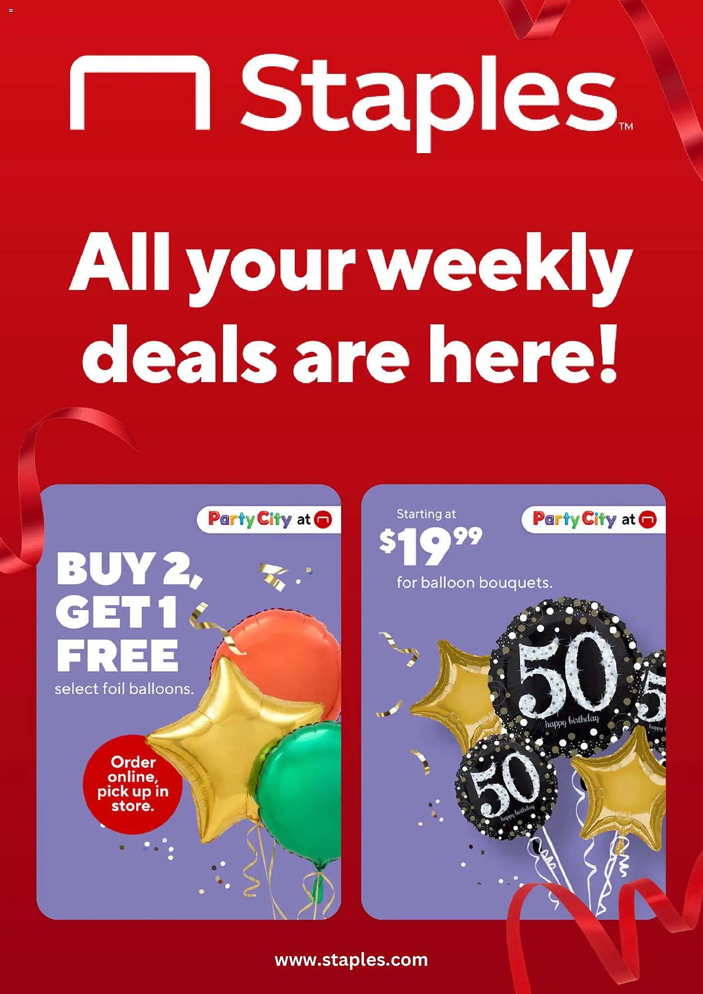 Staples weekly ad