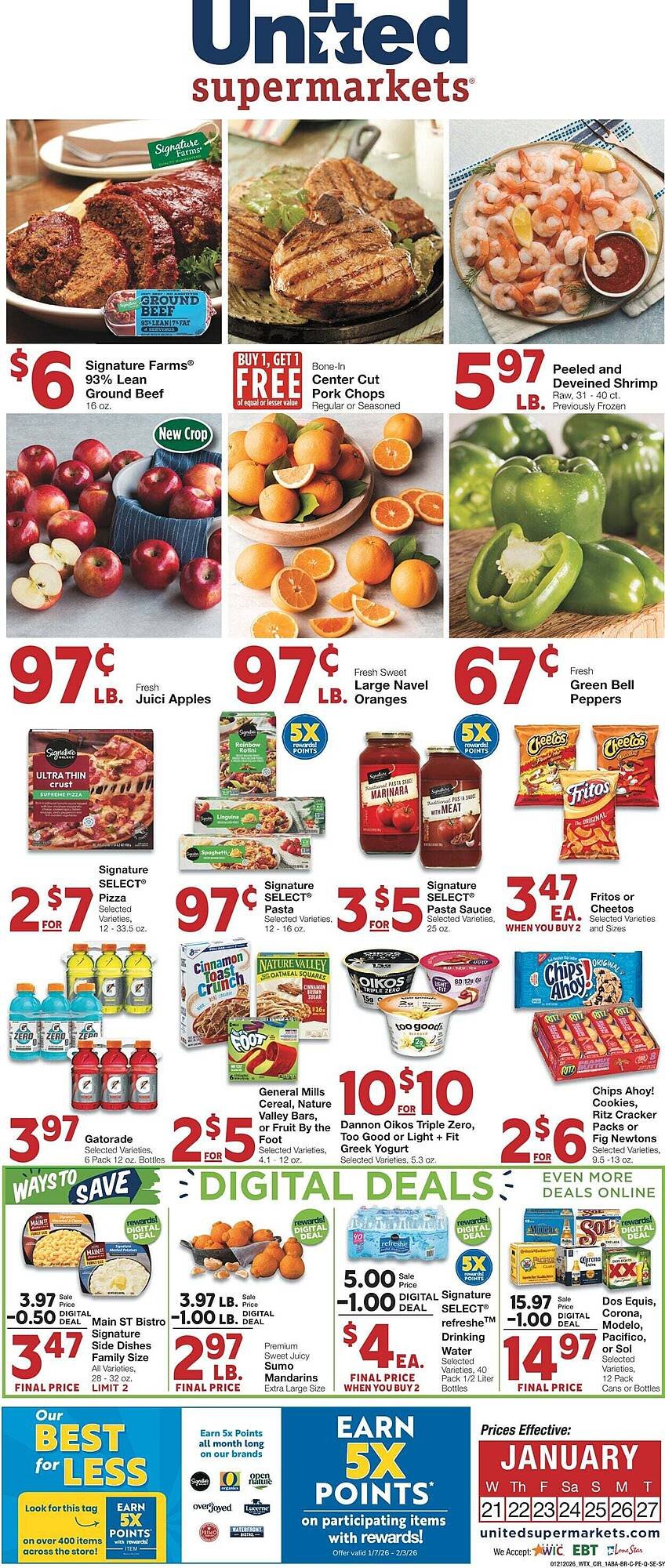 United Supermarkets weekly ad