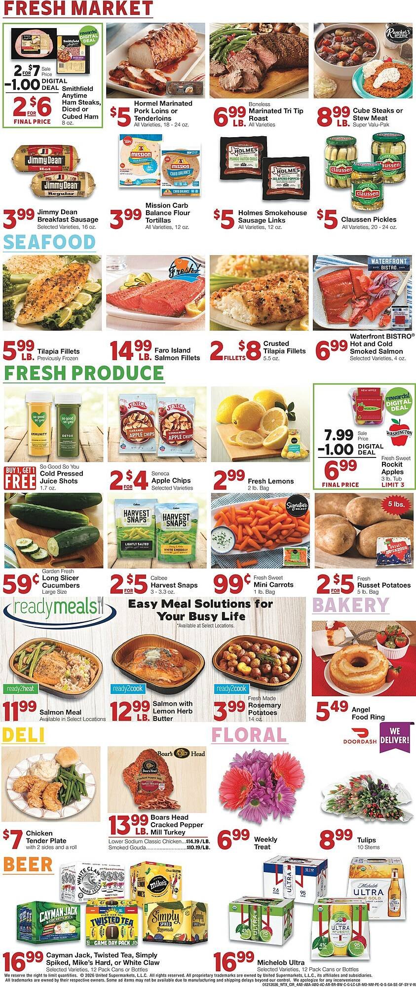United Supermarkets weekly ad