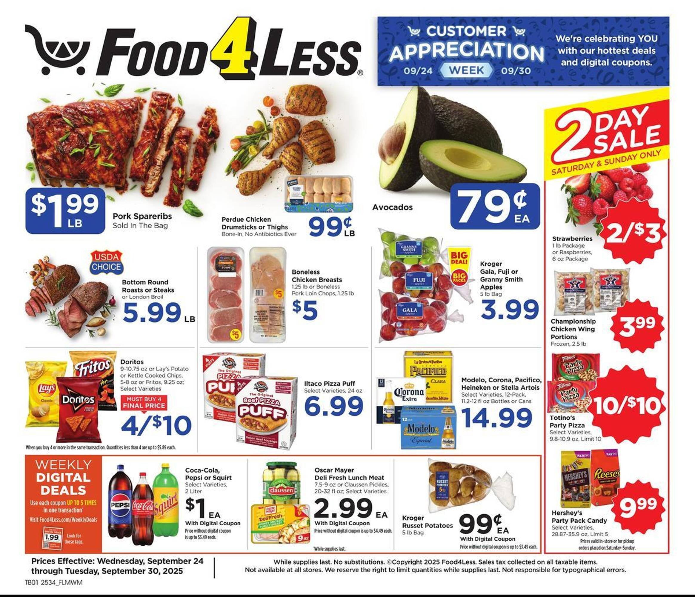 Food 4 Less weekly ad (2025-09-24 - 2025-09-30) | 1