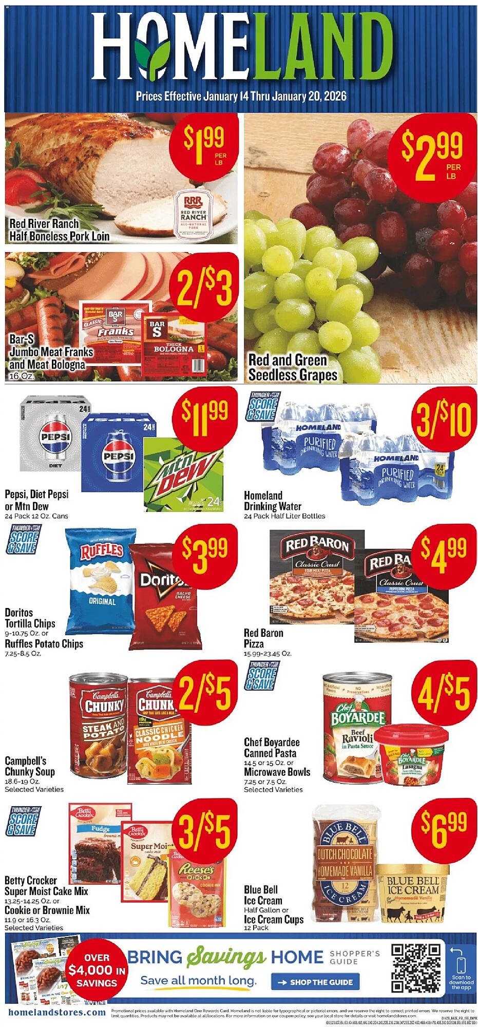 Homeland Market weekly ad