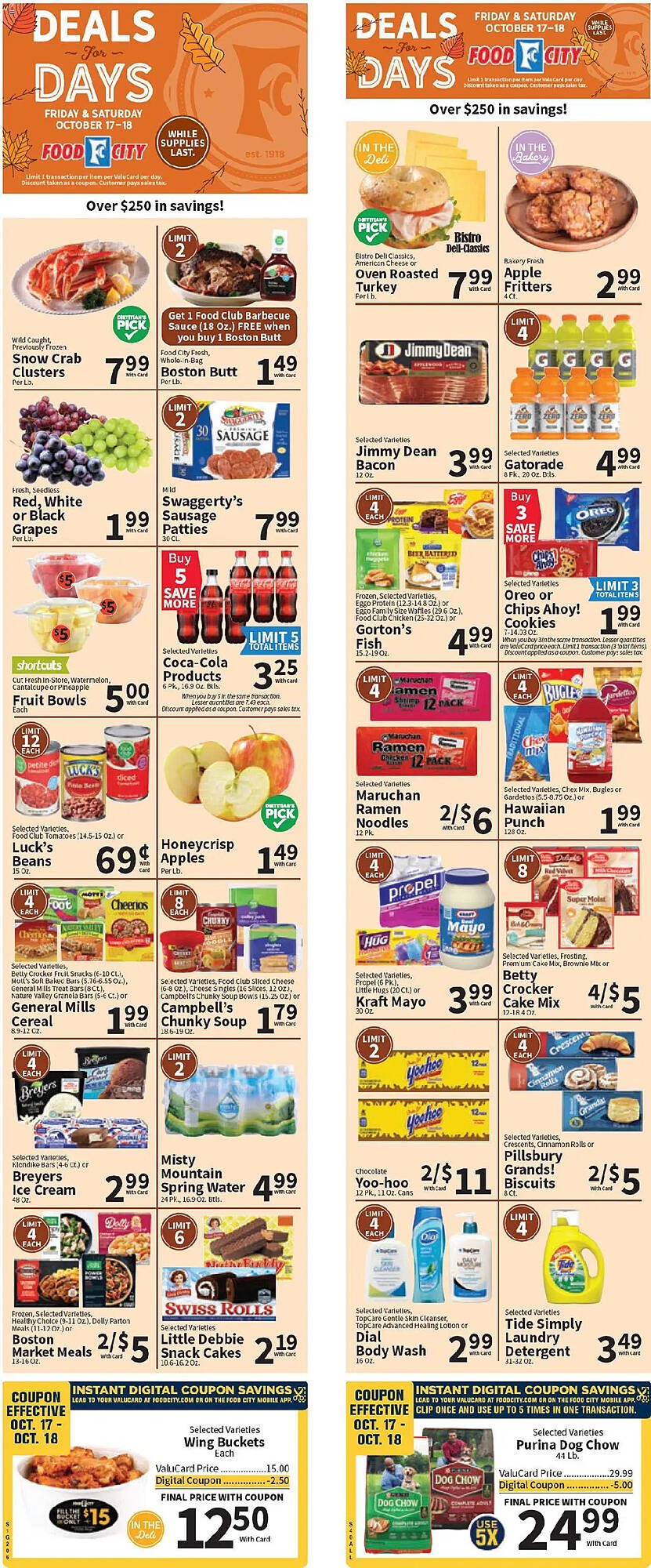 Food City weekly ad (2025-10-17 - 2025-10-19) | 1