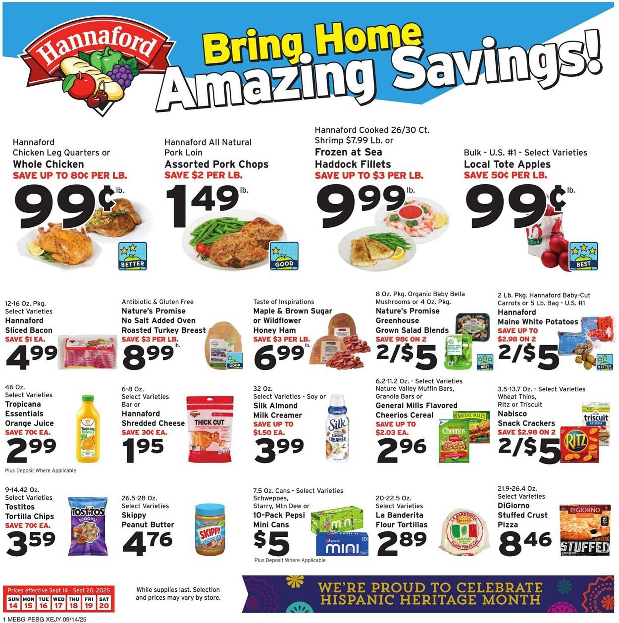 Hannaford flyer (2025-09-14 - 2025-09-20) | 1