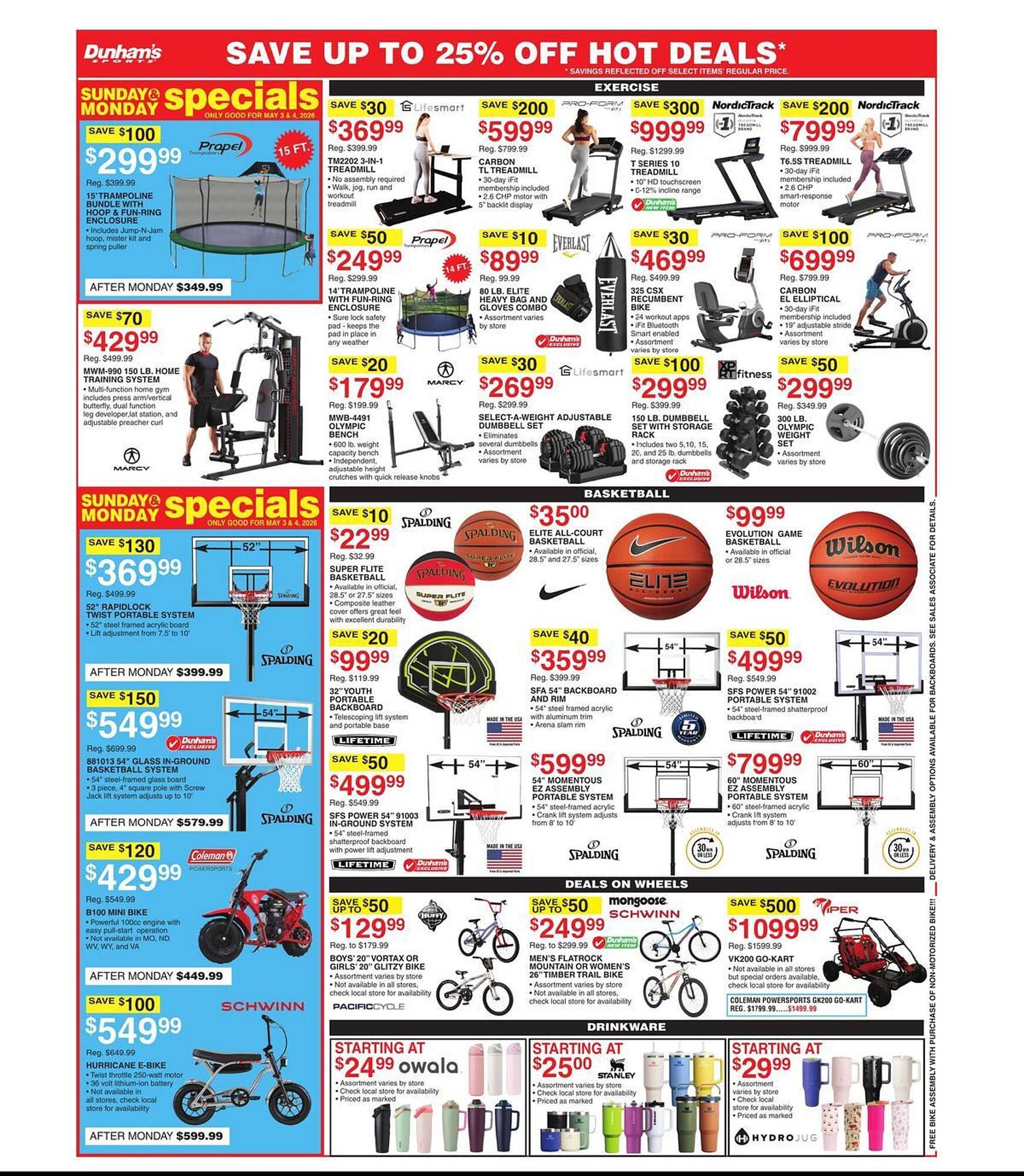 Dunham's Sports weekly ad