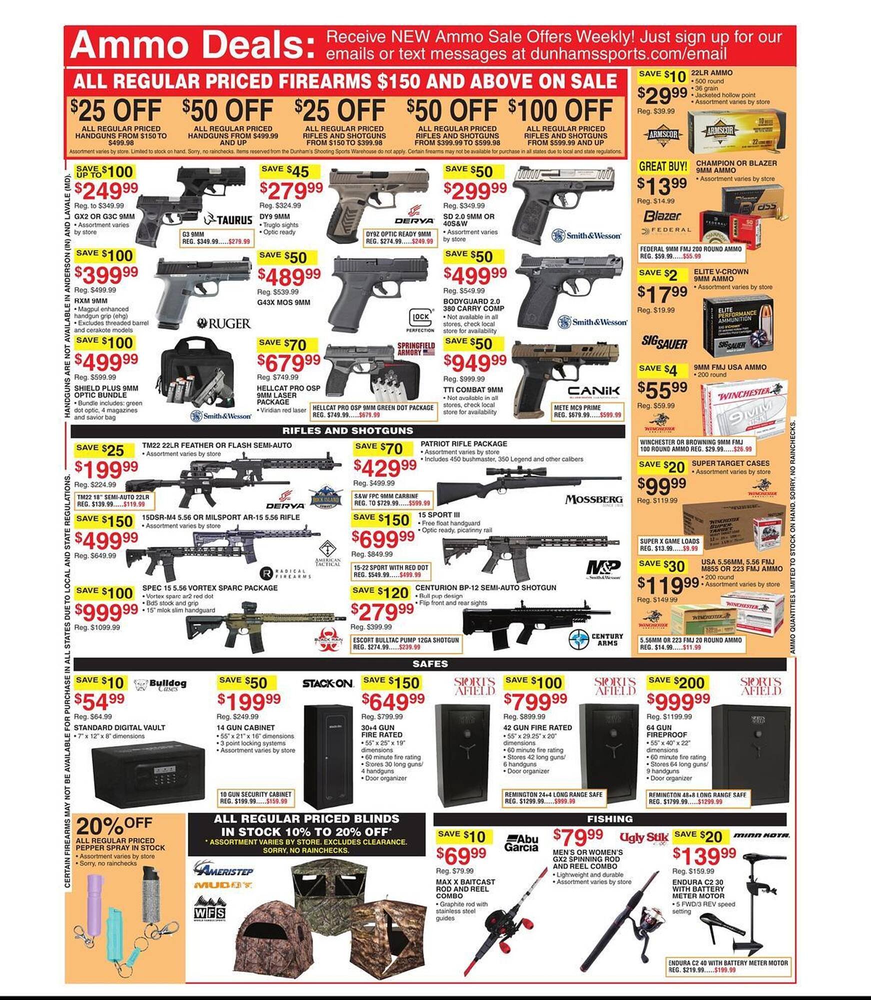 Dunham's Sports weekly ad