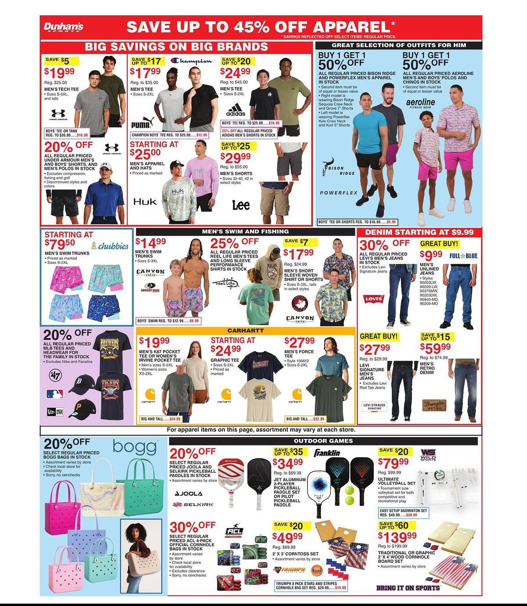 Dunham's Sports weekly ad