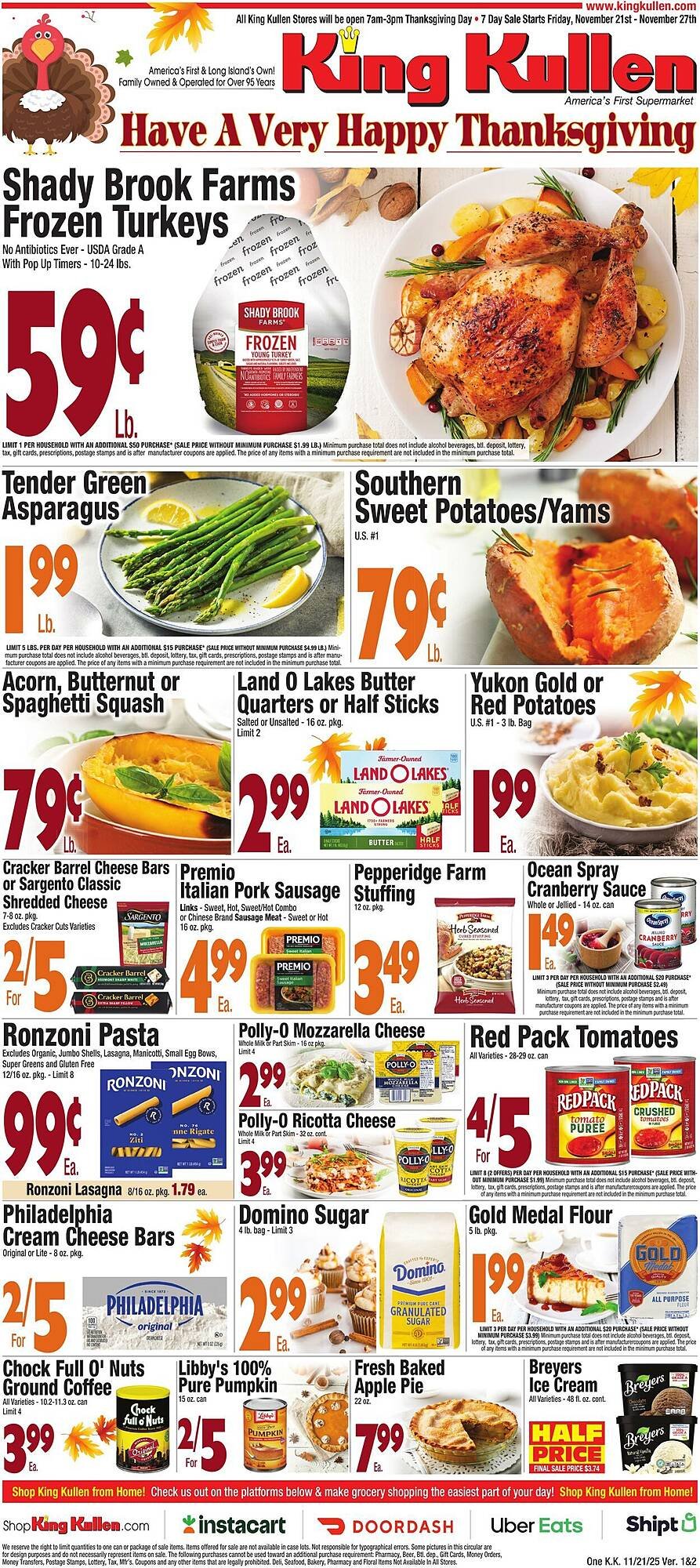 King Kullen weekly ad