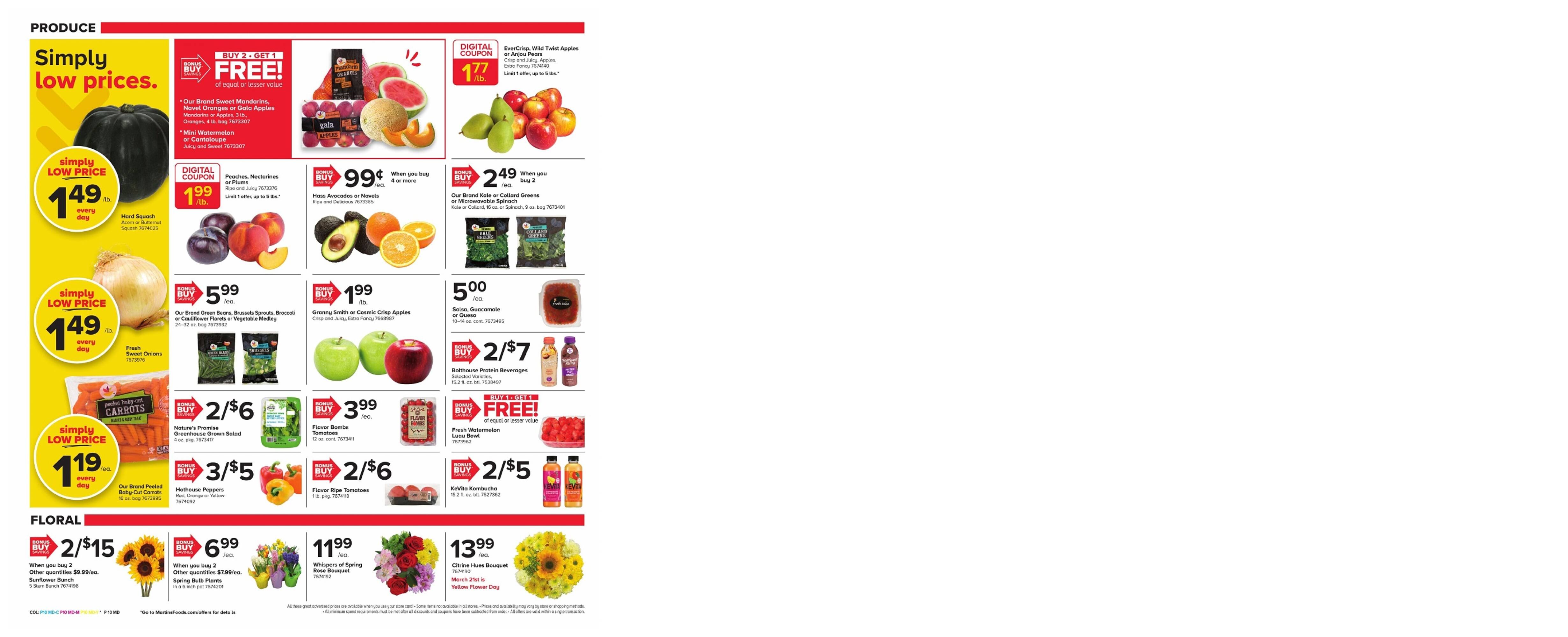 Martin's weekly ad