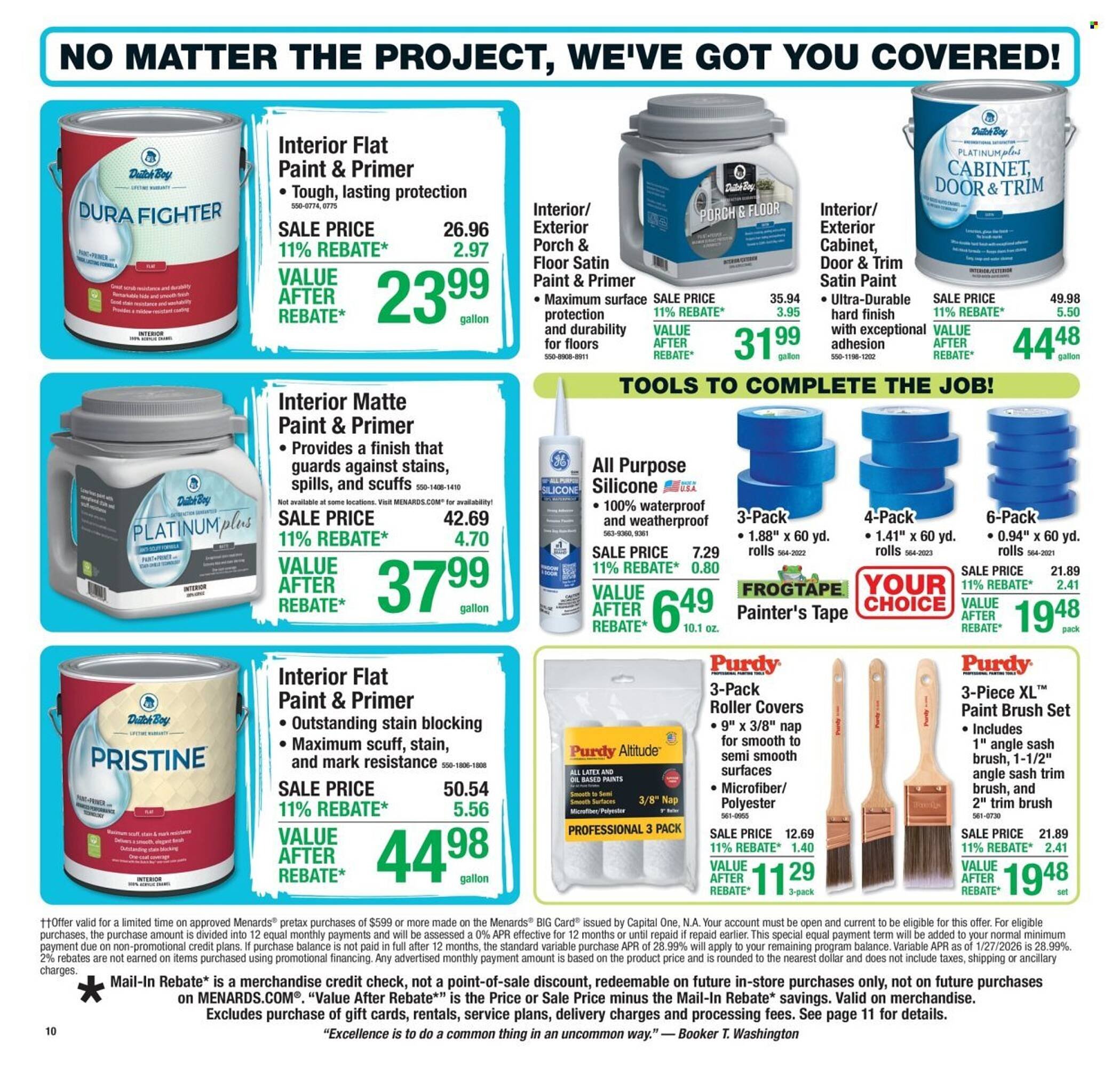 Menards weekly ad