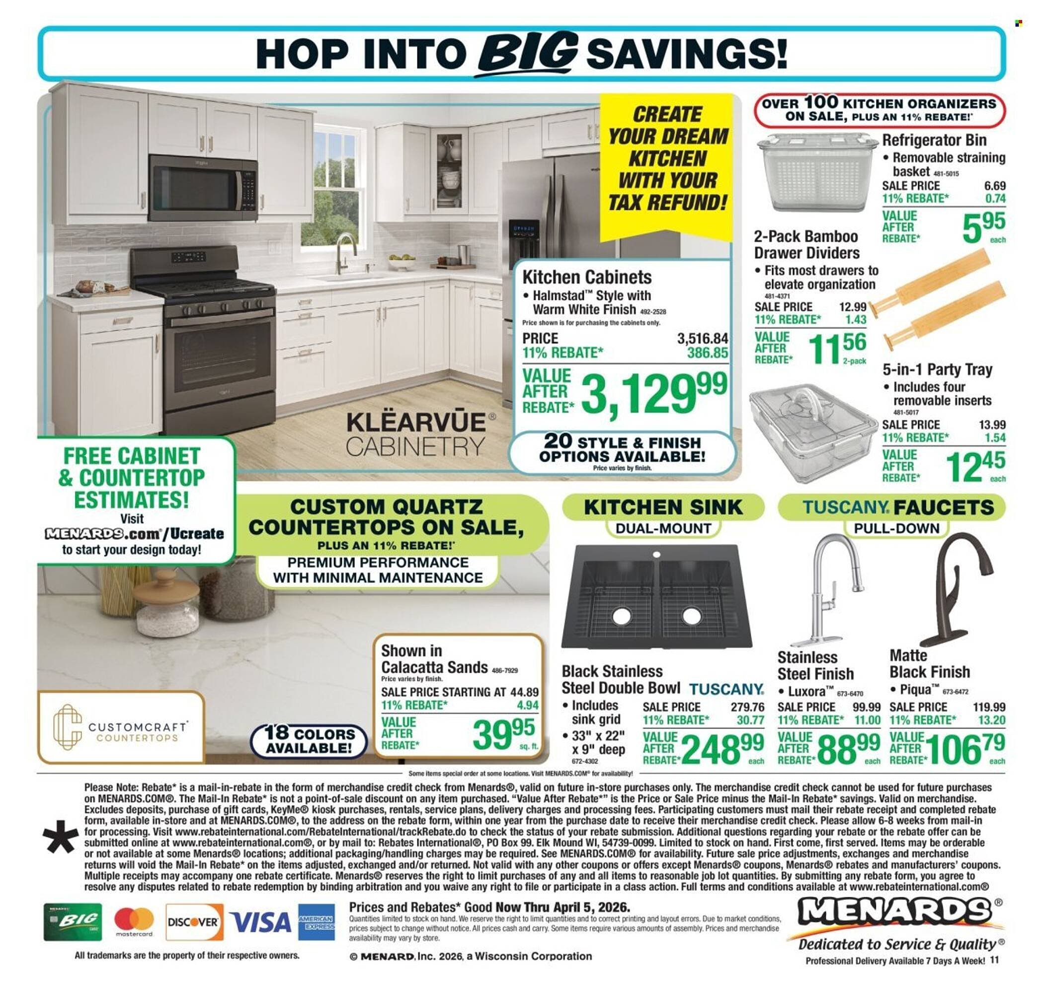 Menards weekly ad